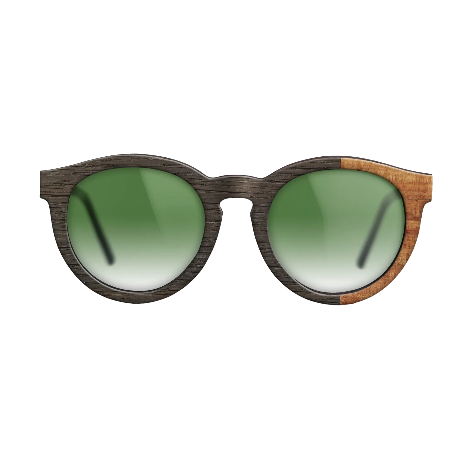 Fumed Oak,Koa: Bauhaus - The Rebel - Round - SIRIS wood optic