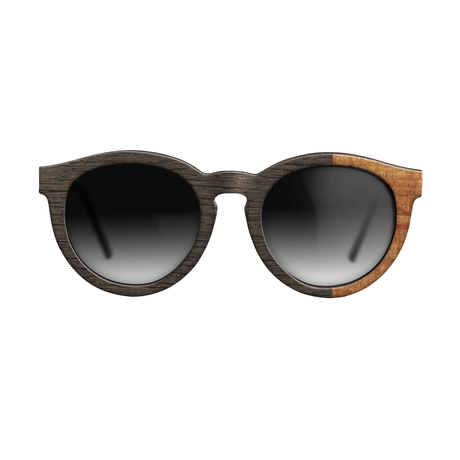 Fumed Oak,Koa: Bauhaus - The Rebel - Round - SIRIS wood optic
