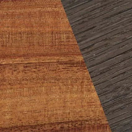 Fumed Oak,Koa: Binary - The Maiden - Cat - SIRIS wood optic