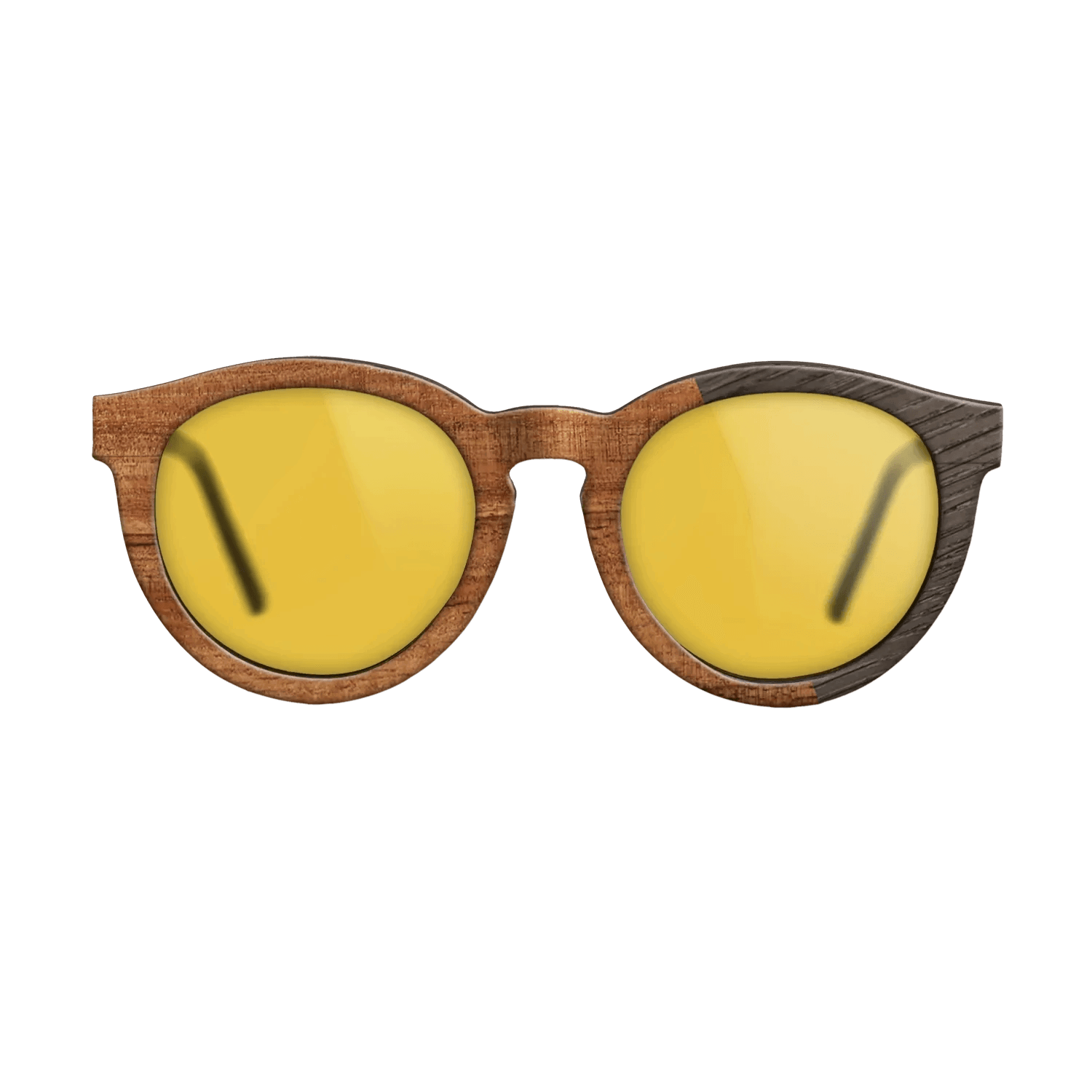 Fumed Oak,Koa: Binary - The Rebel - Round - SIRIS wood optic