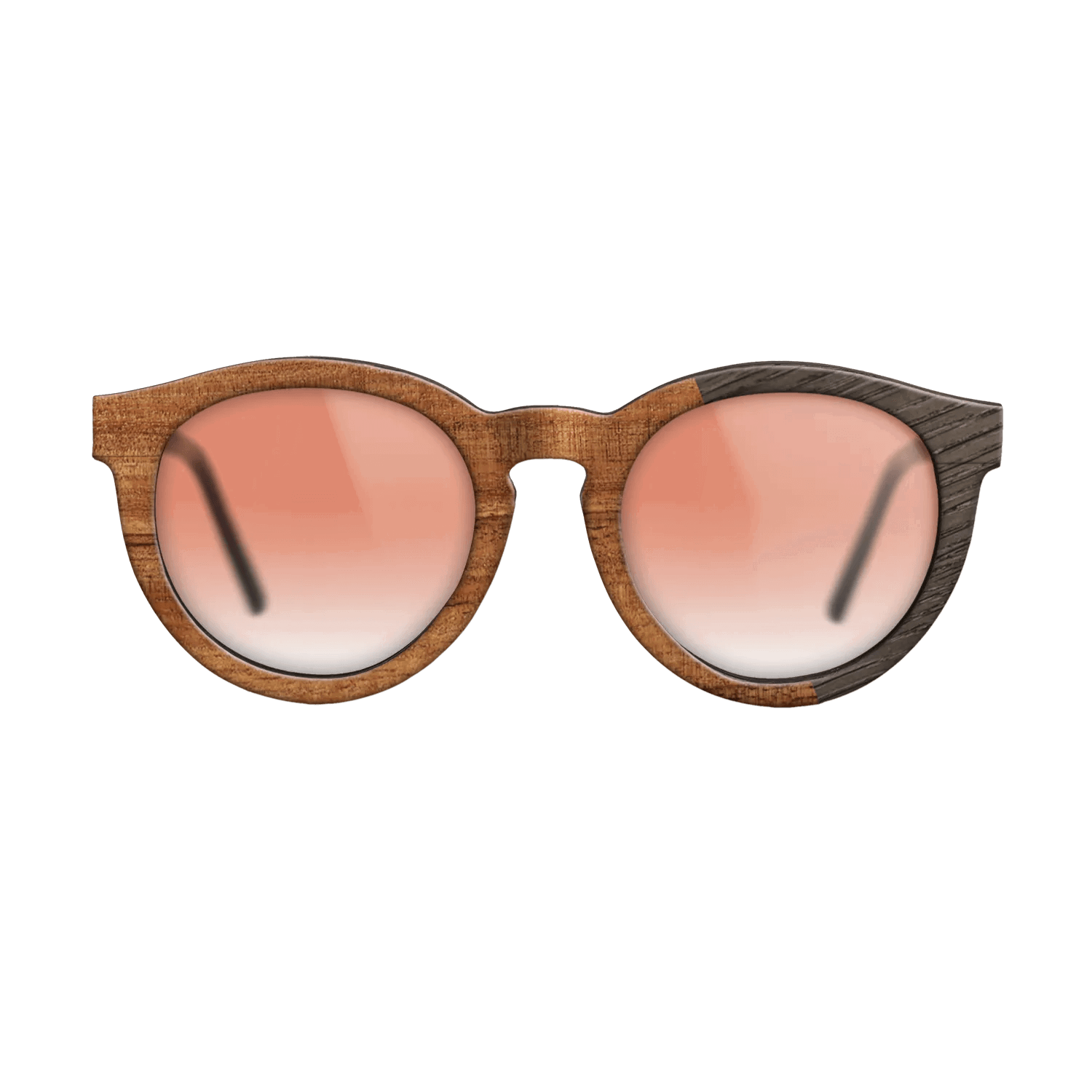 Fumed Oak,Koa: Binary - The Rebel - Round - SIRIS wood optic
