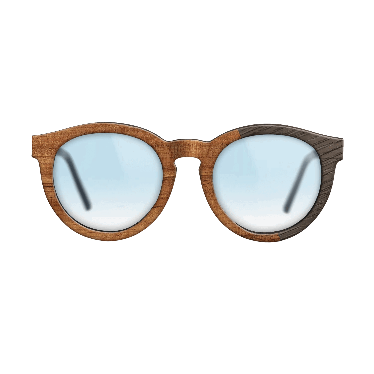 Fumed Oak,Koa: Binary - The Rebel - Round - SIRIS wood optic