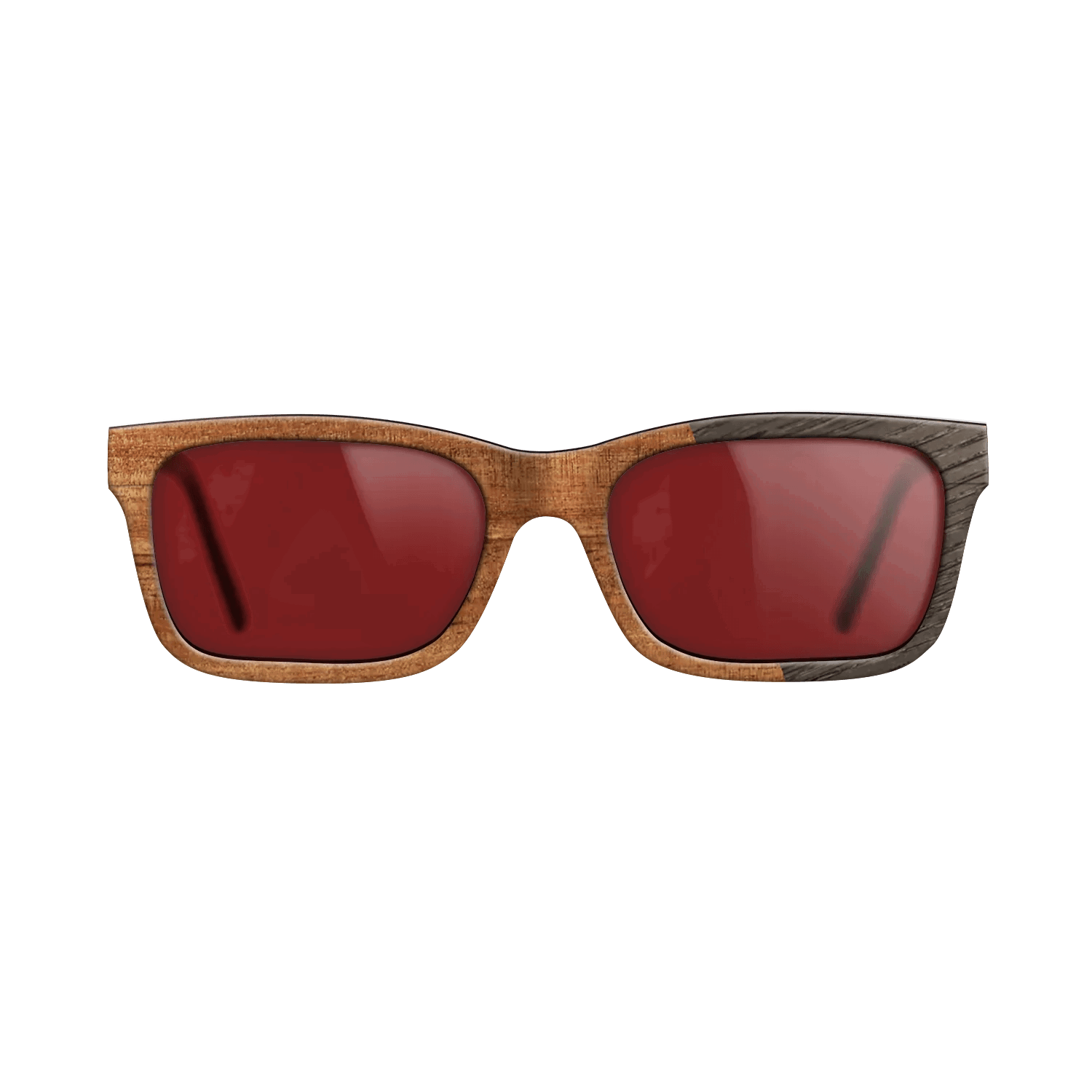 Fumed Oak,Koa: Binary - The Sage - Rectangle - SIRIS wood optic