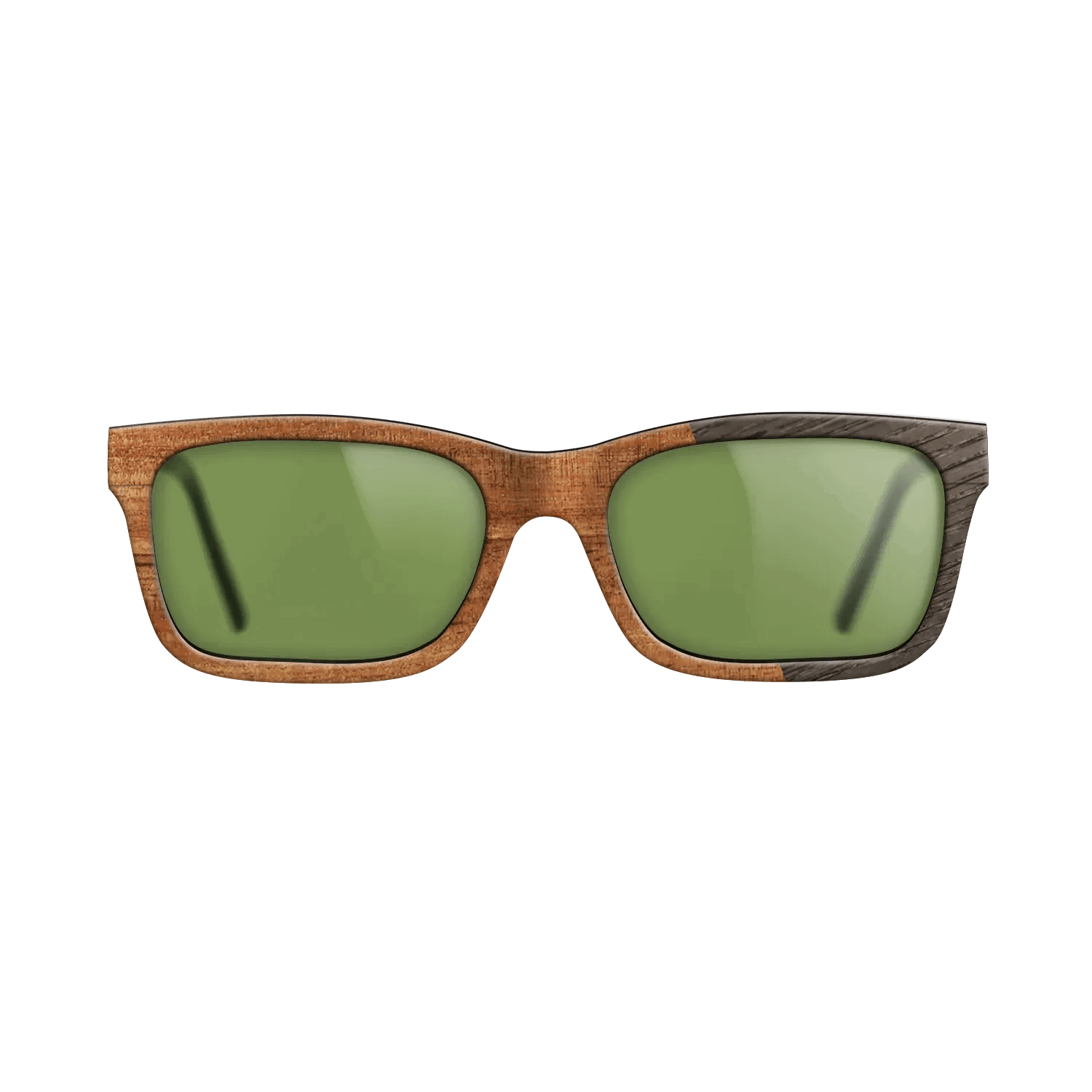 Fumed Oak,Koa: Binary - The Sage - Rectangle - SIRIS wood optic