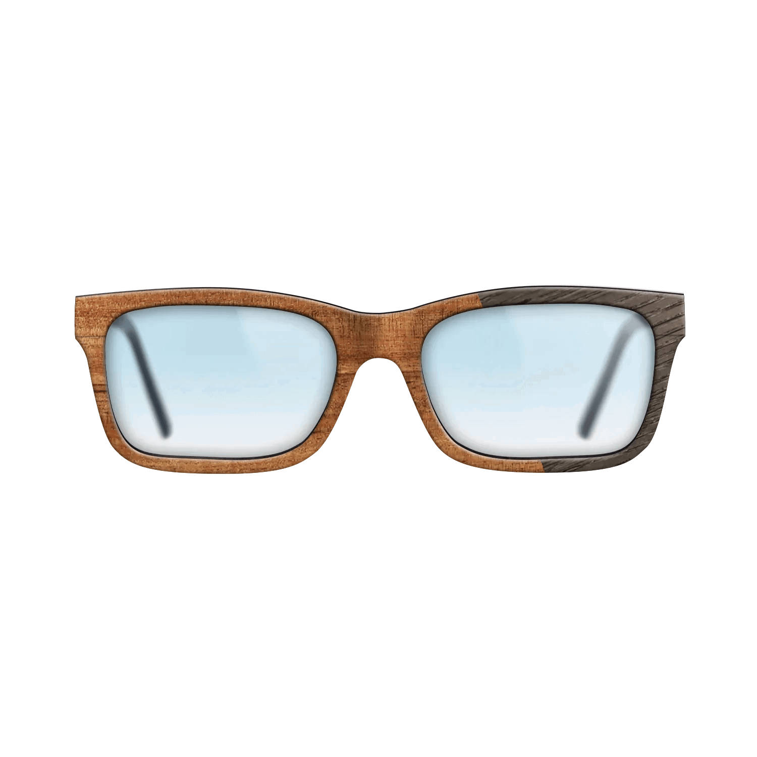 Fumed Oak,Koa: Binary - The Sage - Rectangle - SIRIS wood optic
