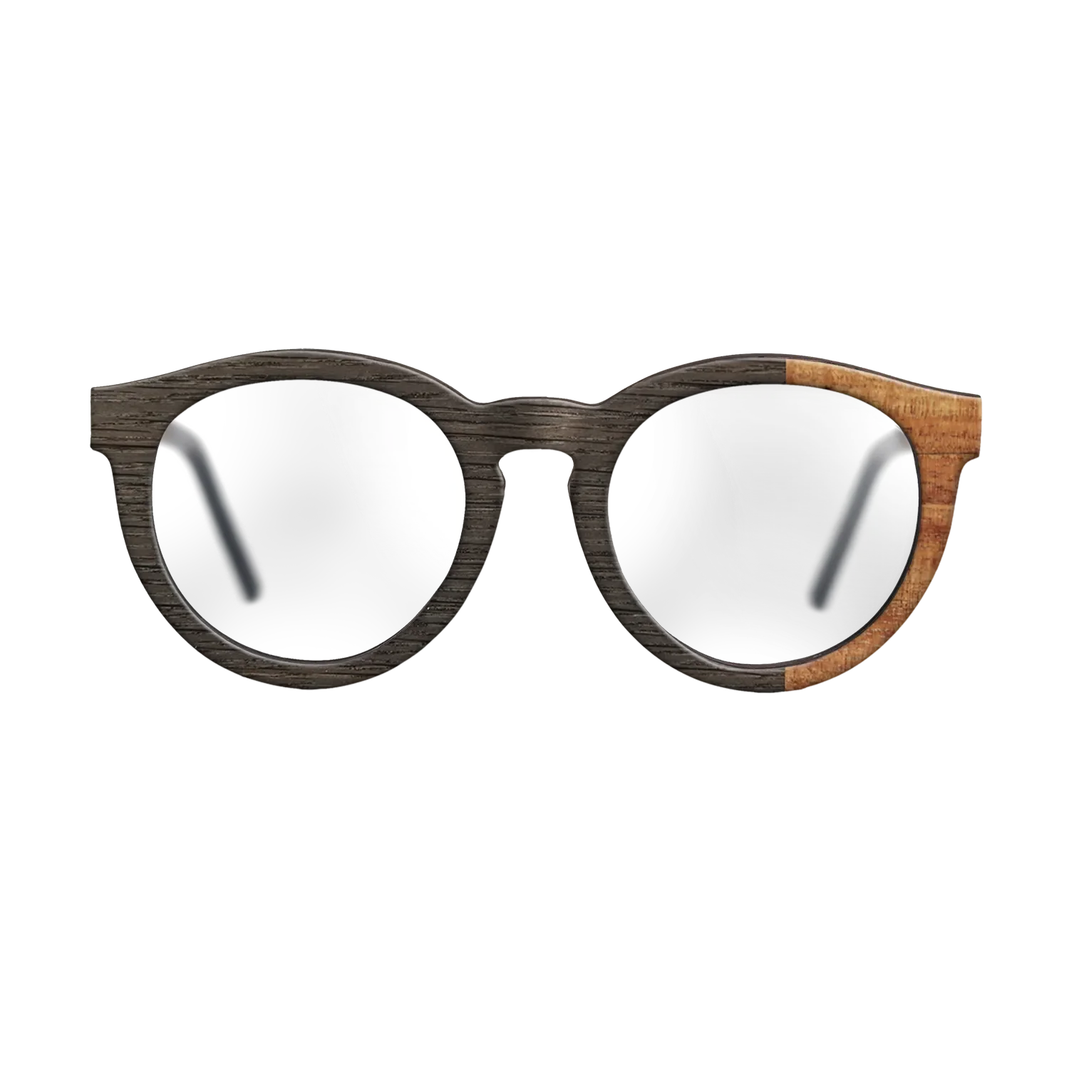 Fumed Oak, Koa: DiCut- The Rebel - Round - SIRIS wood optic