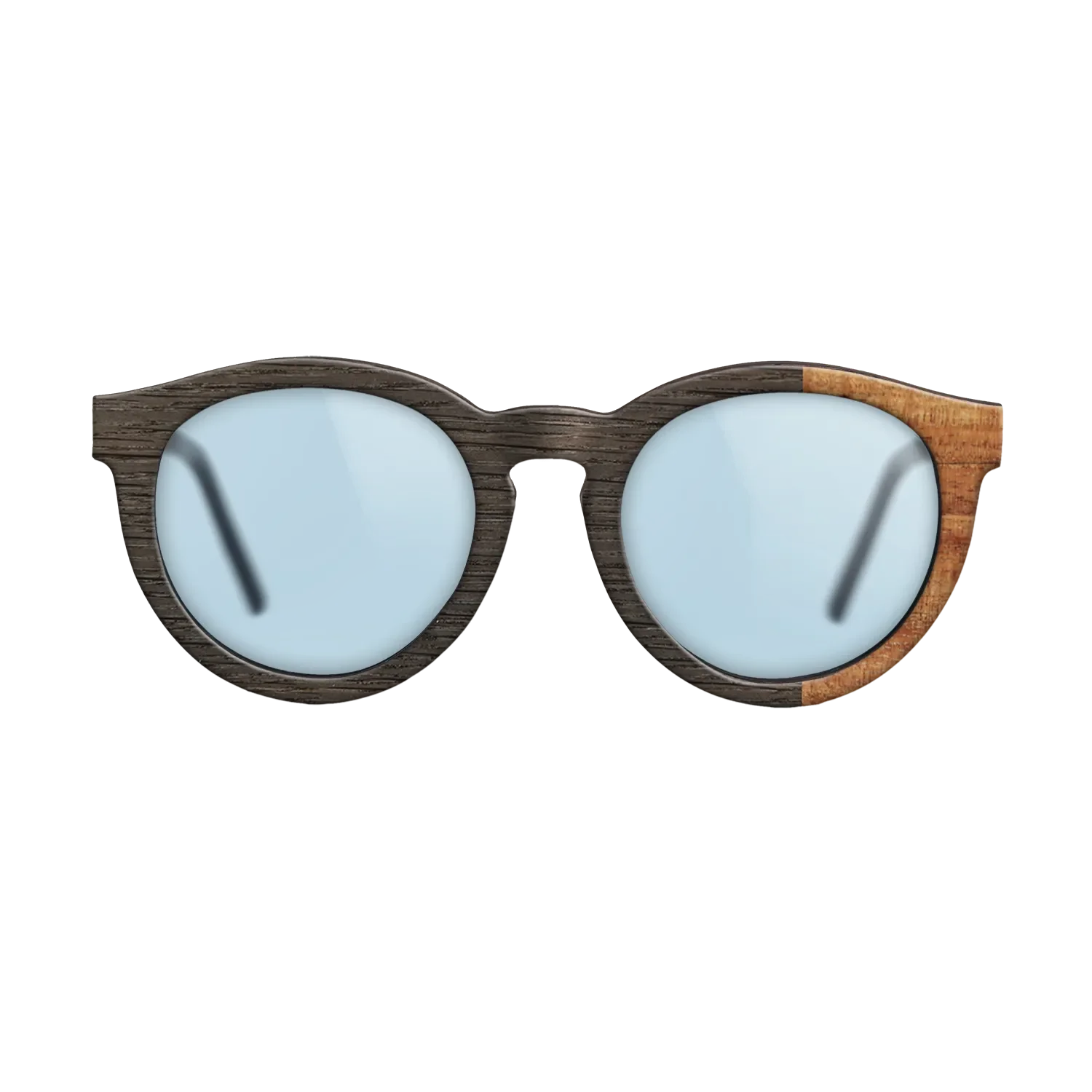 Fumed Oak, Koa: DiCut- The Rebel - Round - SIRIS wood optic