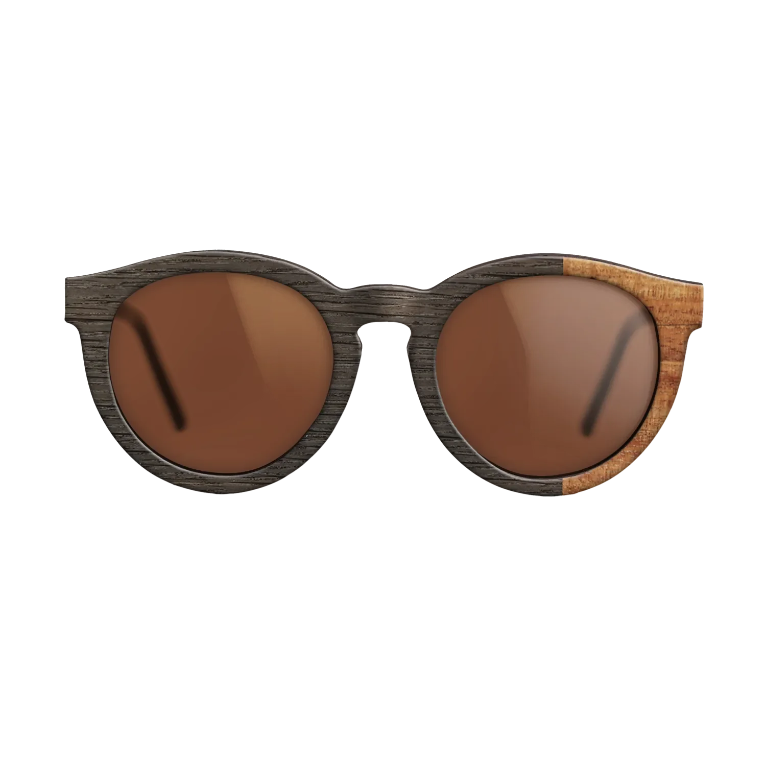 Fumed Oak, Koa: DiCut- The Rebel - Round - SIRIS wood optic