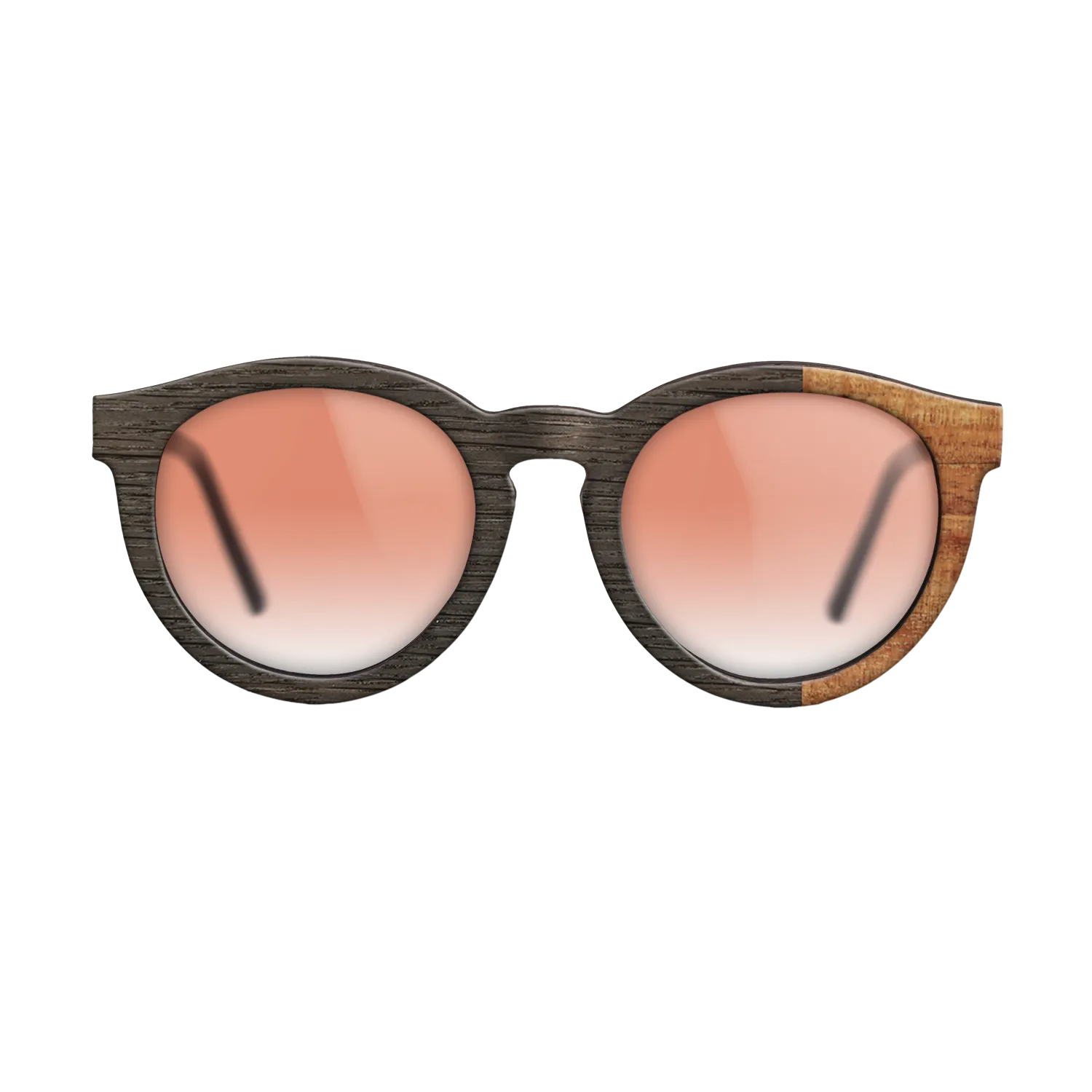 Fumed Oak, Koa: DiCut- The Rebel - Round - SIRIS wood optic