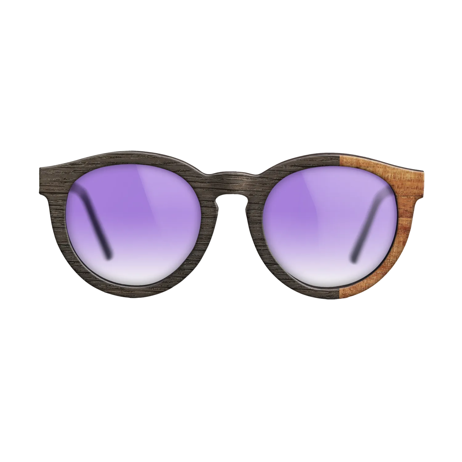 Fumed Oak, Koa: DiCut- The Rebel - Round - SIRIS wood optic