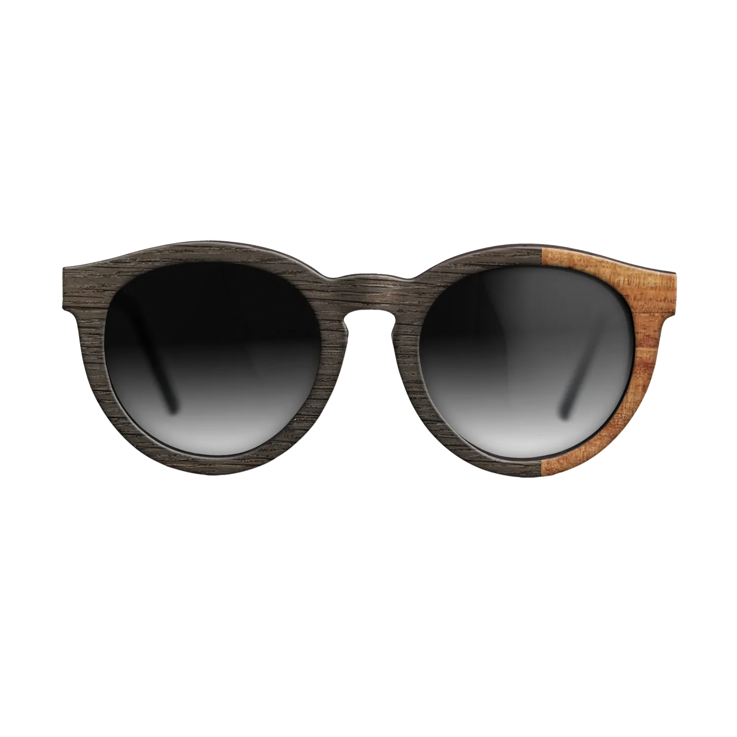 Fumed Oak, Koa: DiCut- The Rebel - Round - SIRIS wood optic