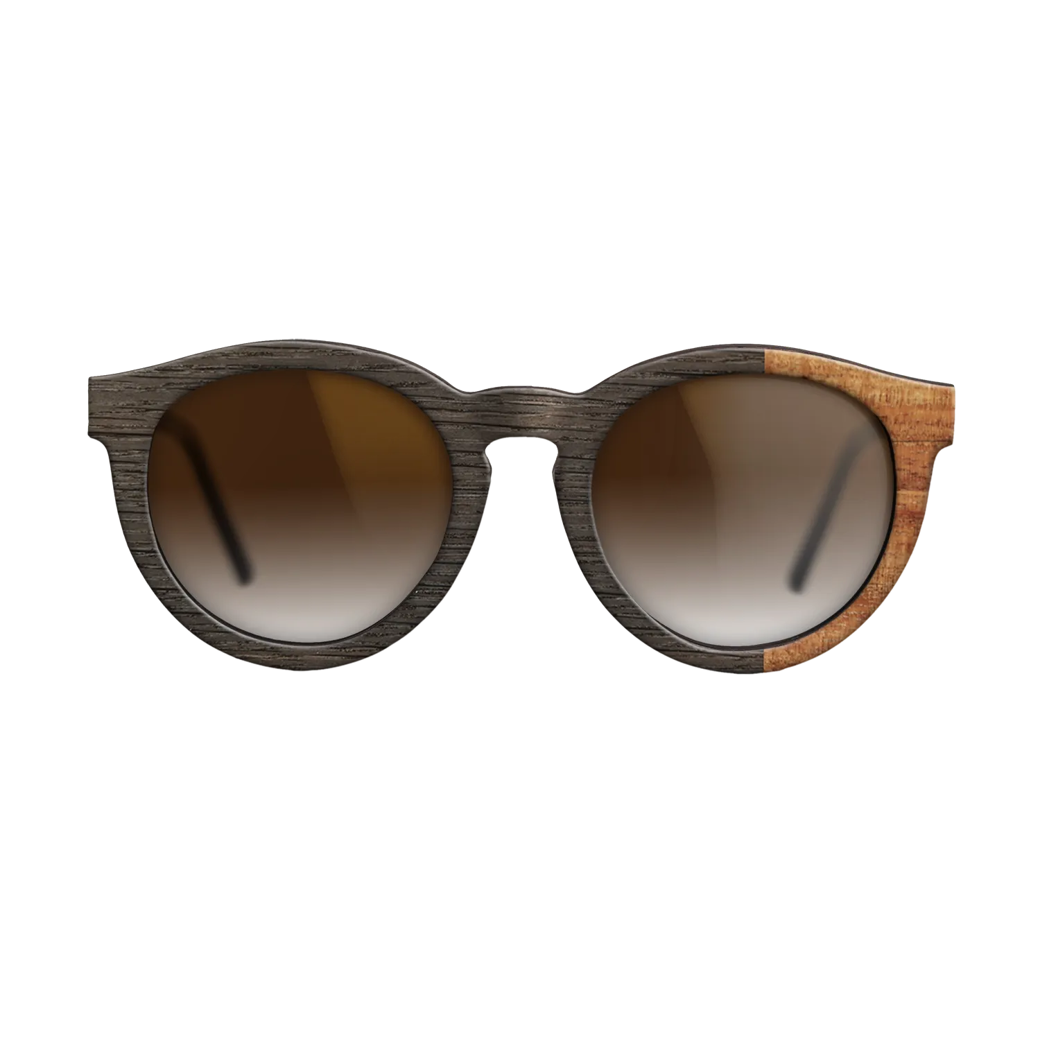 Fumed Oak, Koa: DiCut- The Rebel - Round - SIRIS wood optic