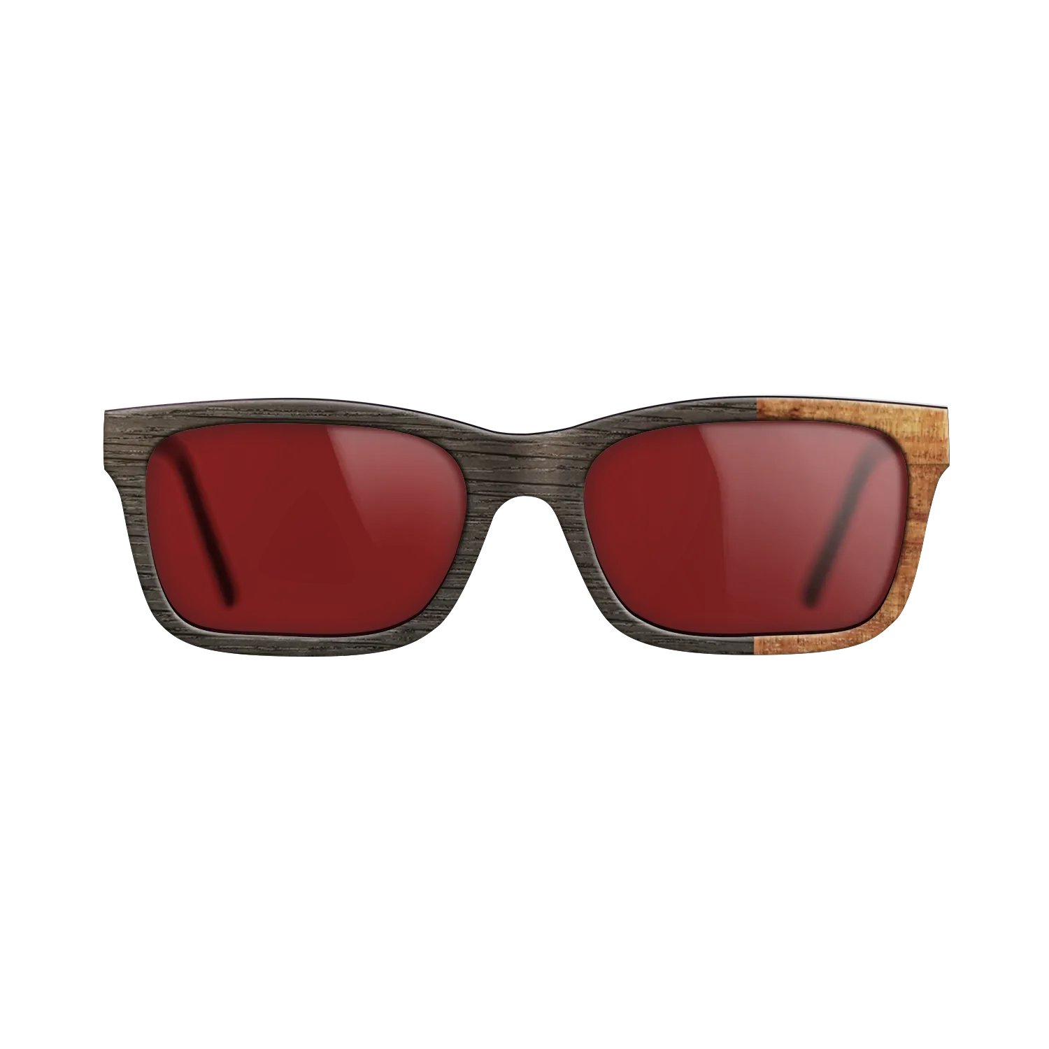Fumed Oak, Koa: DiCut - The Sage - Rectangle - SIRIS wood optic