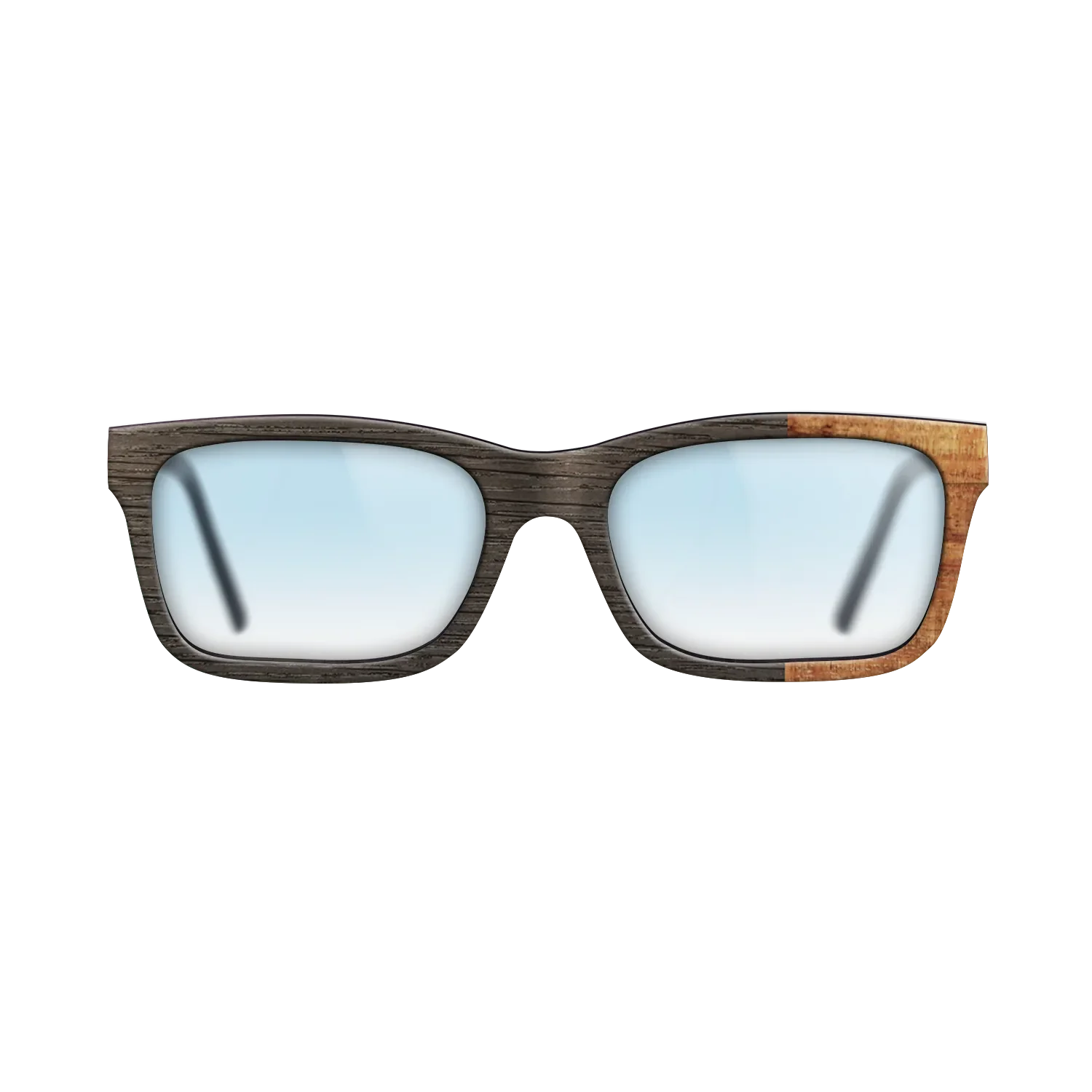 Fumed Oak, Koa: DiCut - The Sage - Rectangle - SIRIS wood optic