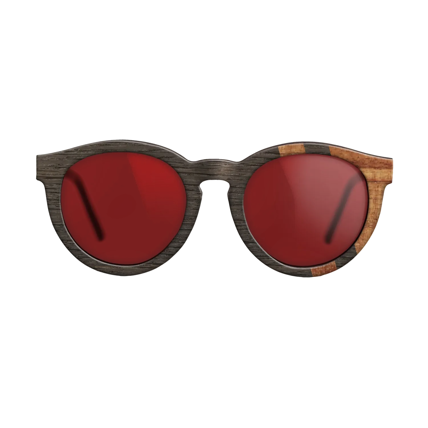 Fumed Oak,Koa: Splice - The Rebel - Round - SIRIS wood optic