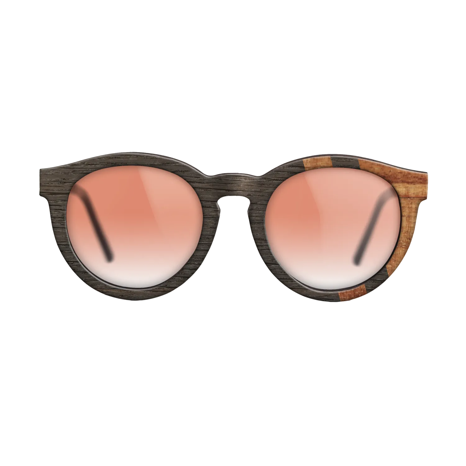 Fumed Oak,Koa: Splice - The Rebel - Round - SIRIS wood optic