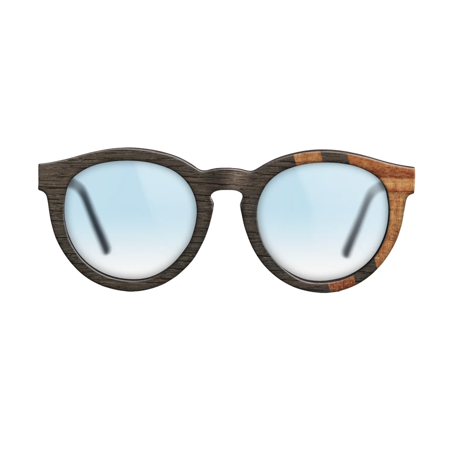Fumed Oak,Koa: Splice - The Rebel - Round - SIRIS wood optic