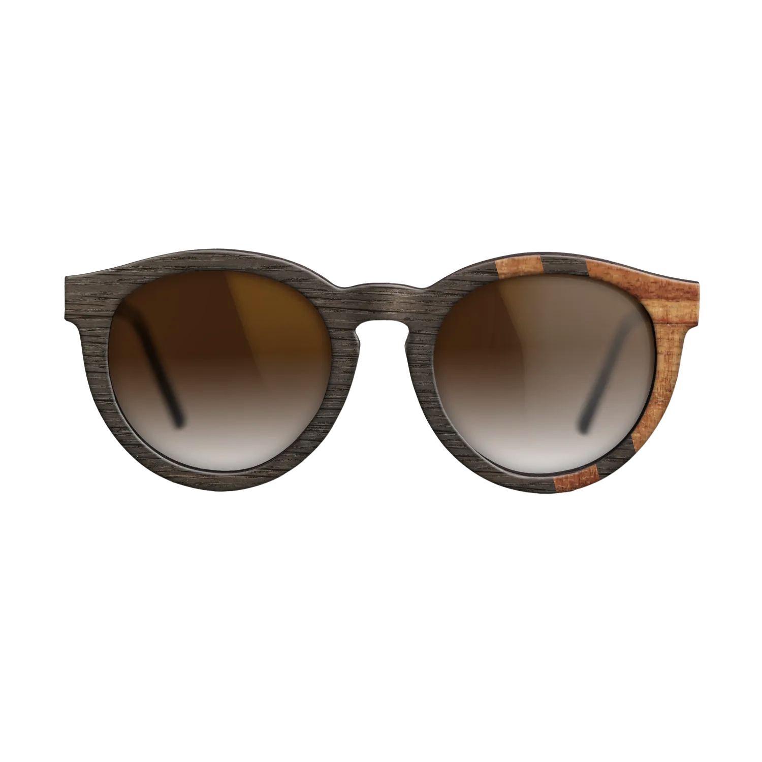 Fumed Oak,Koa: Splice - The Rebel - Round - SIRIS wood optic