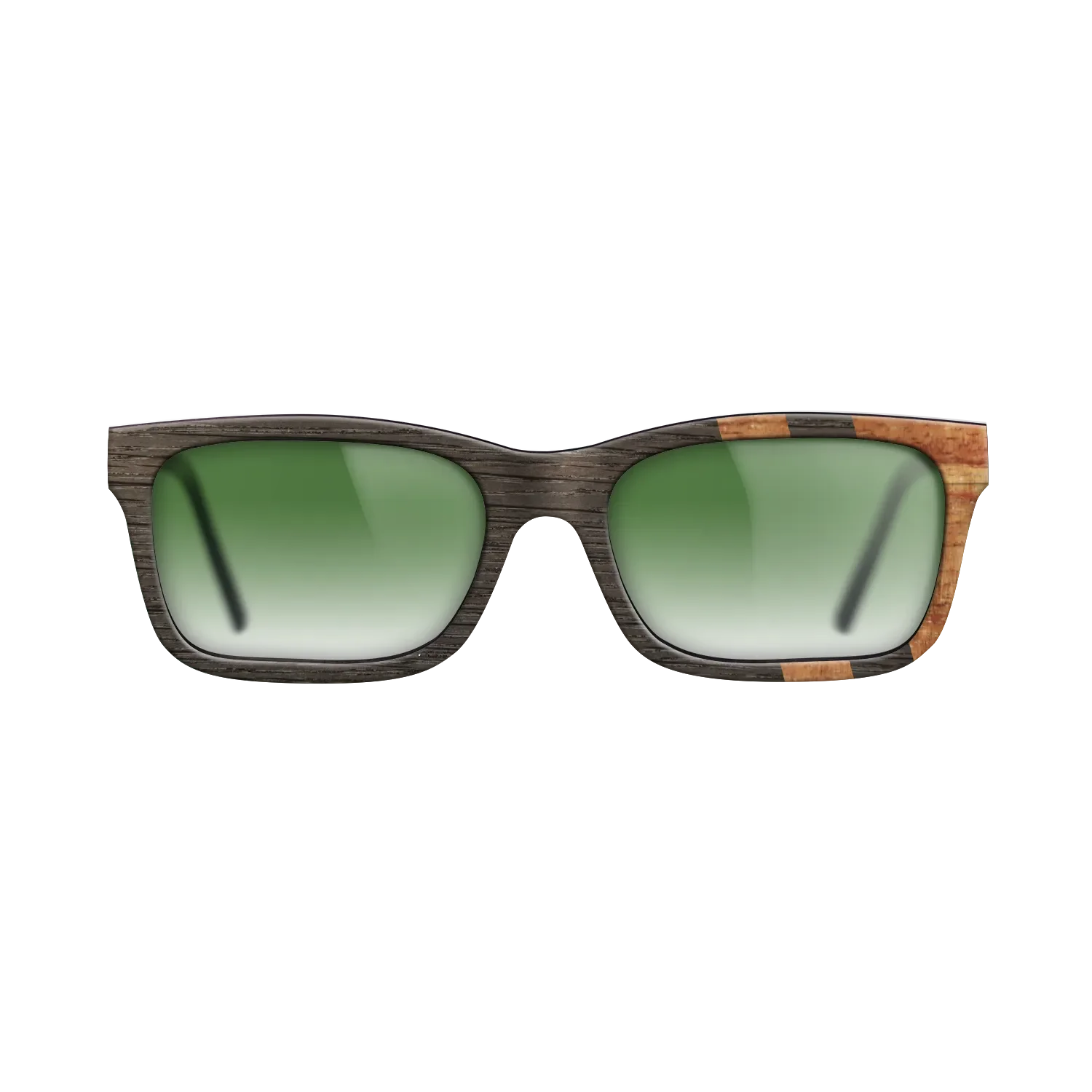 Fumed Oak,Koa: Splice - The Sage - Rectangle - SIRIS wood optic