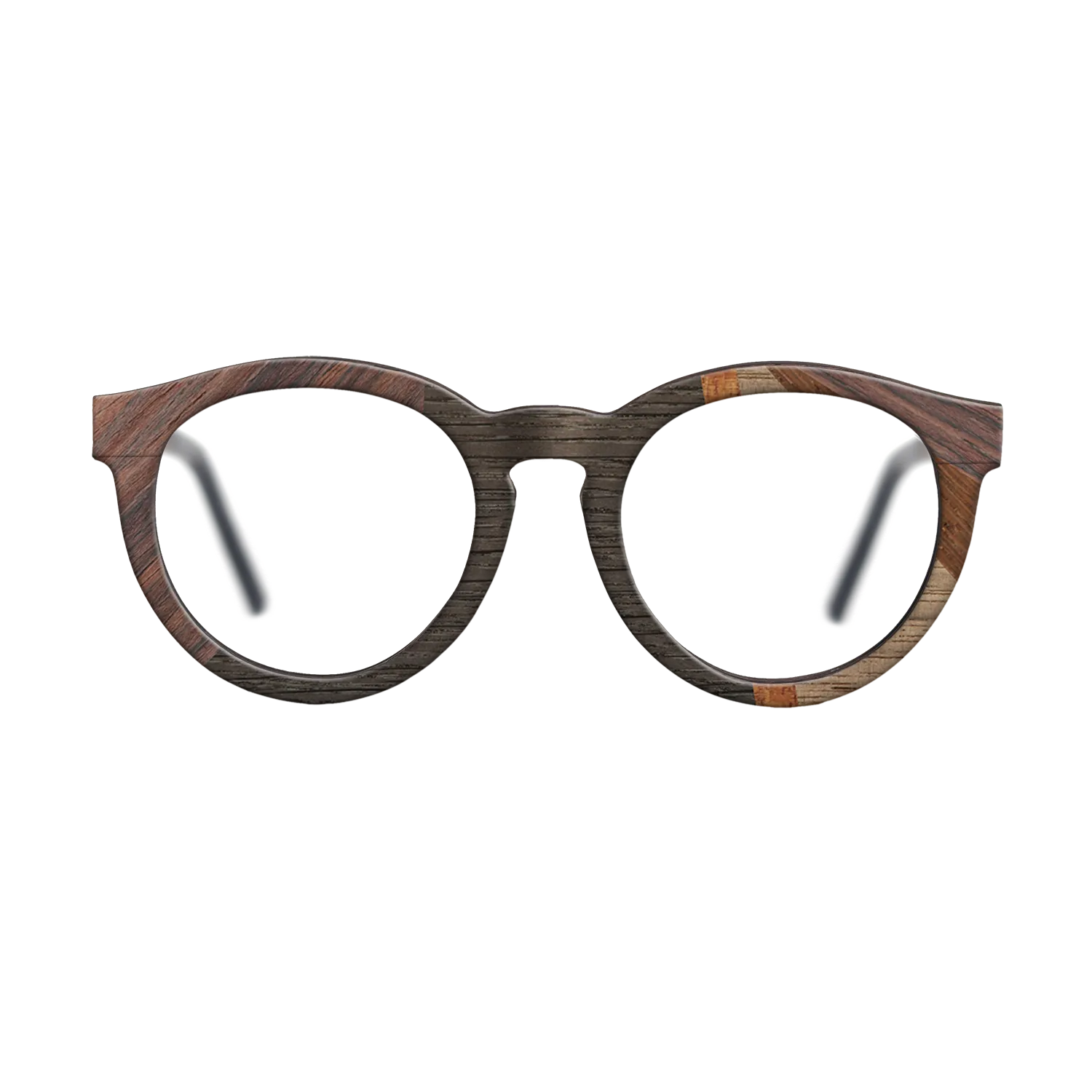 Fumed Oak,Koa,Wenge,Walnut: Straight Grain,Rosewood Reconstituted: Fractal - The Rebel - Round - 1807 - SIRIS wood optic