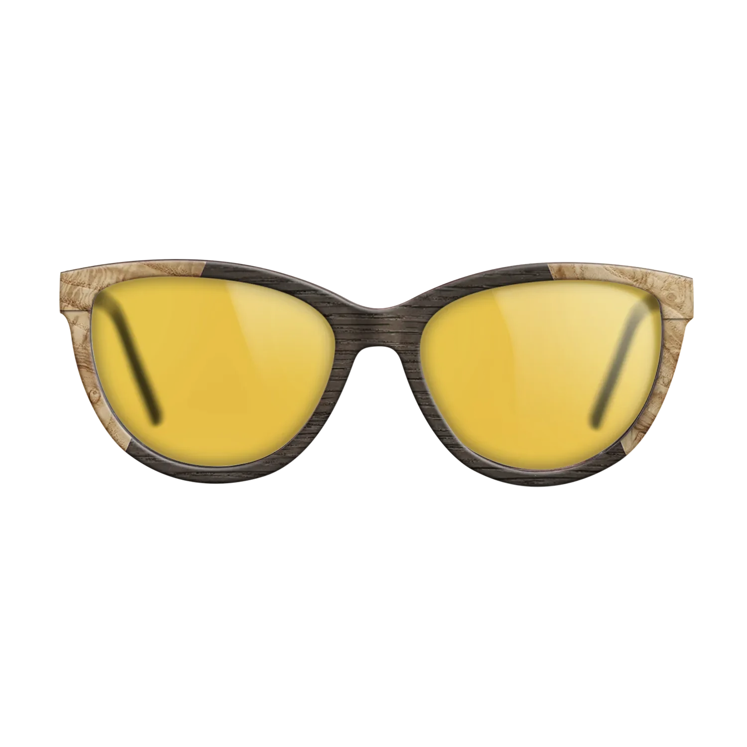 Fumed Oak,Olive Burl: Angle Cut - The Maiden - Cat - 923 - SIRIS wood optic