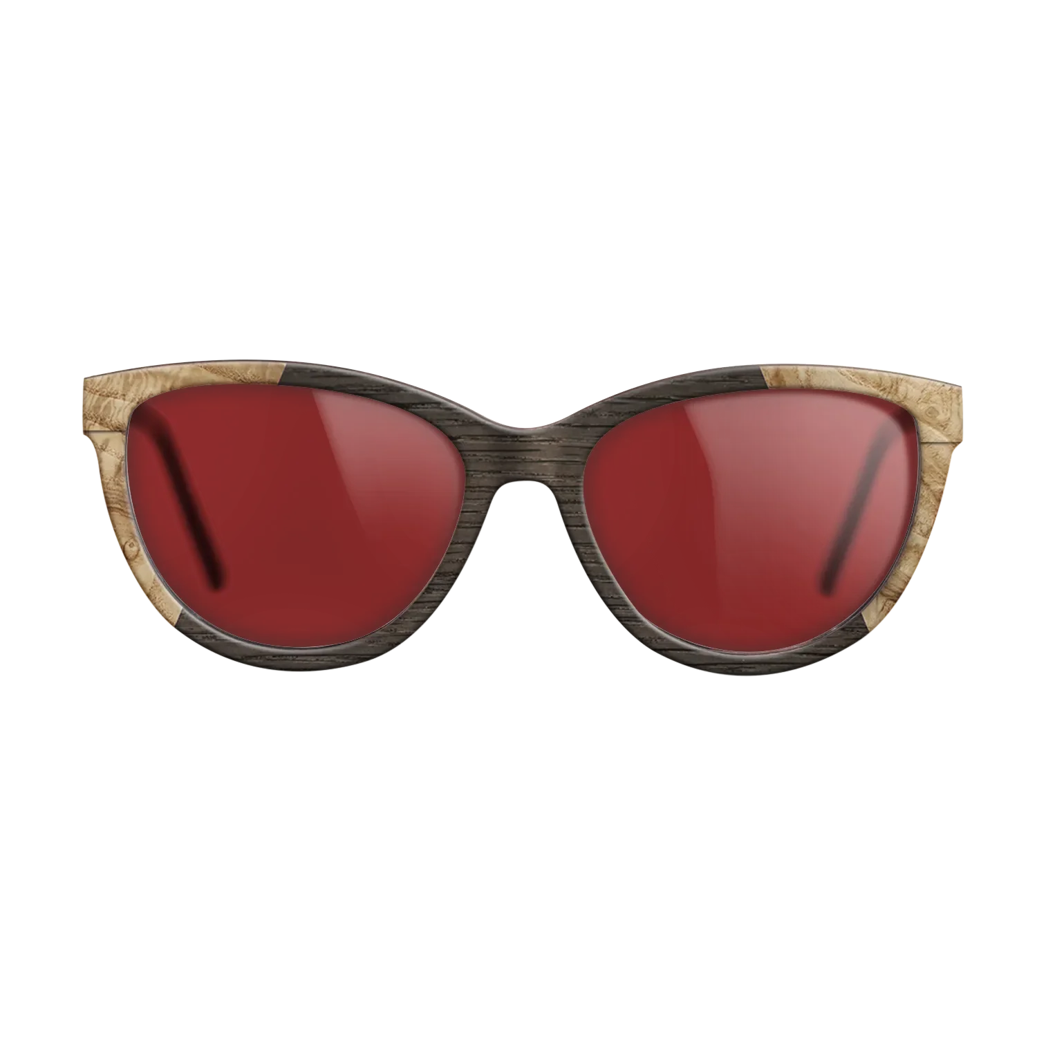 Fumed Oak,Olive Burl: Angle Cut - The Maiden - Cat - 923 - SIRIS wood optic