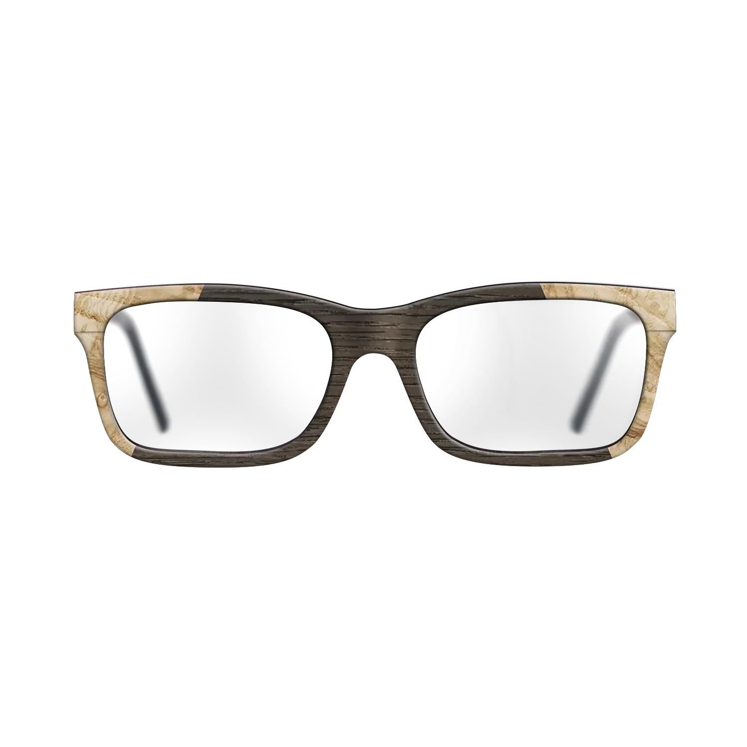 Fumed Oak,Olive Burl: Angle Cut - The Sage - Rectangle - 923 - SIRIS wood optic