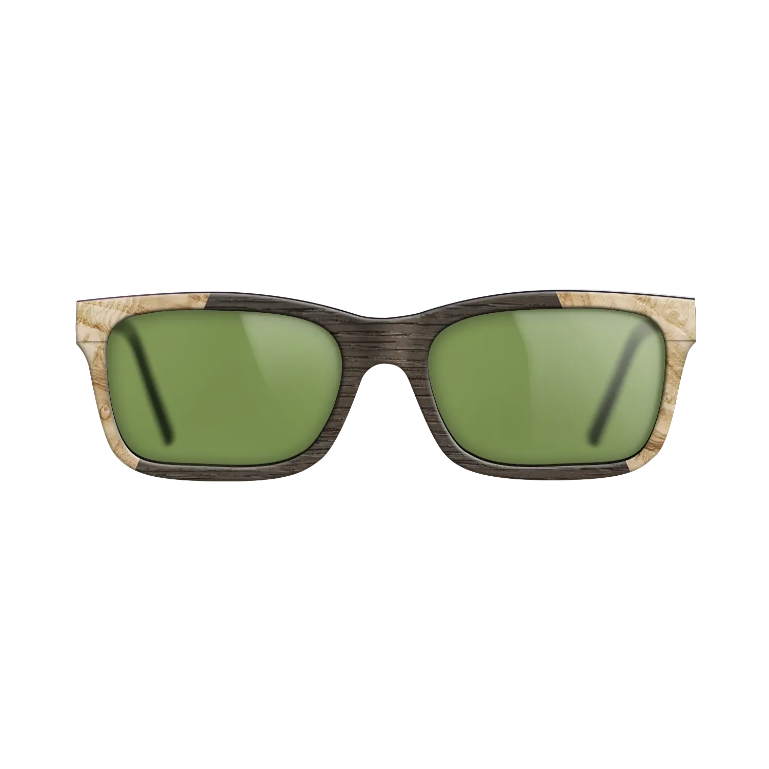Fumed Oak,Olive Burl: Angle Cut - The Sage - Rectangle - 923 - SIRIS wood optic