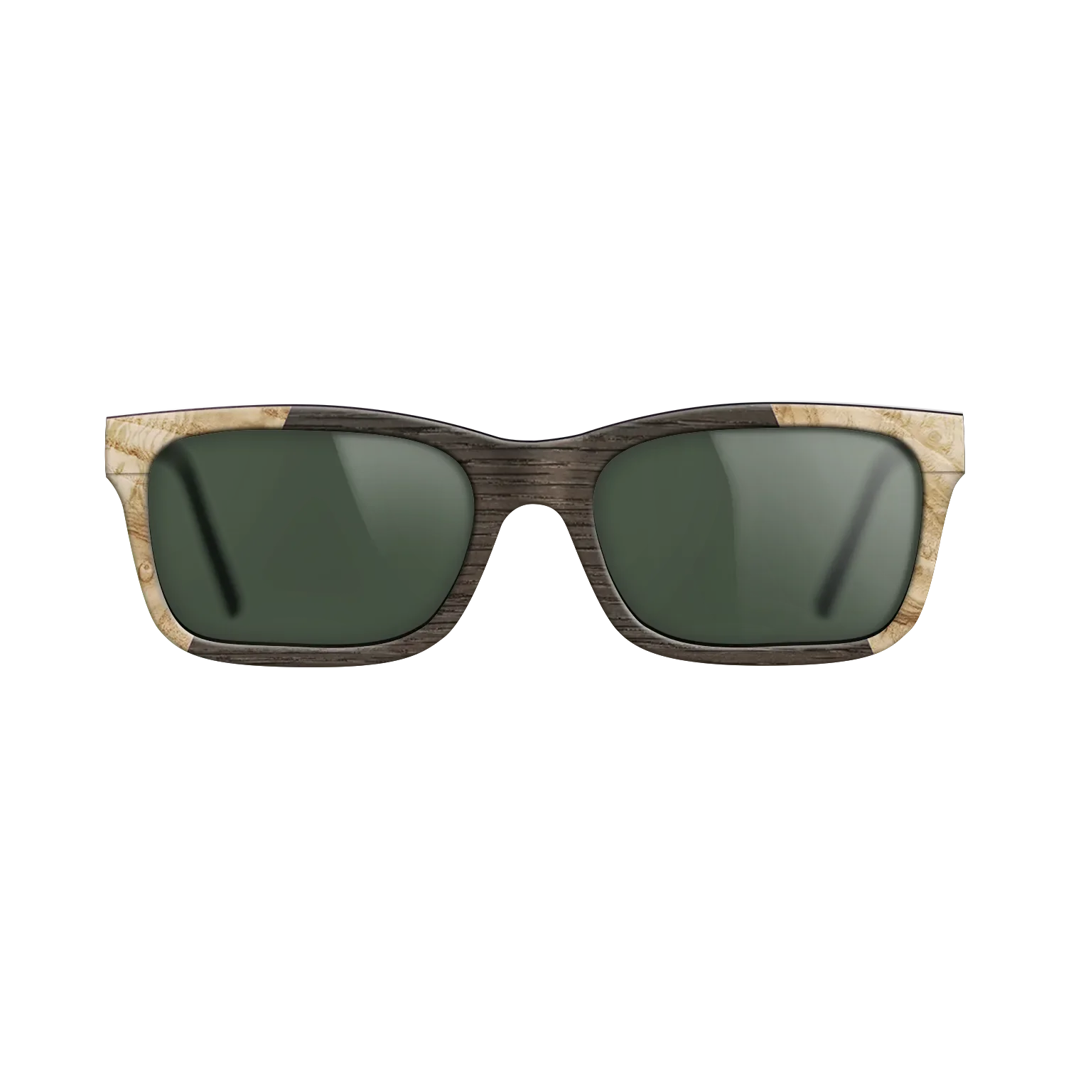 Fumed Oak,Olive Burl: Angle Cut - The Sage - Rectangle - 923 - SIRIS wood optic