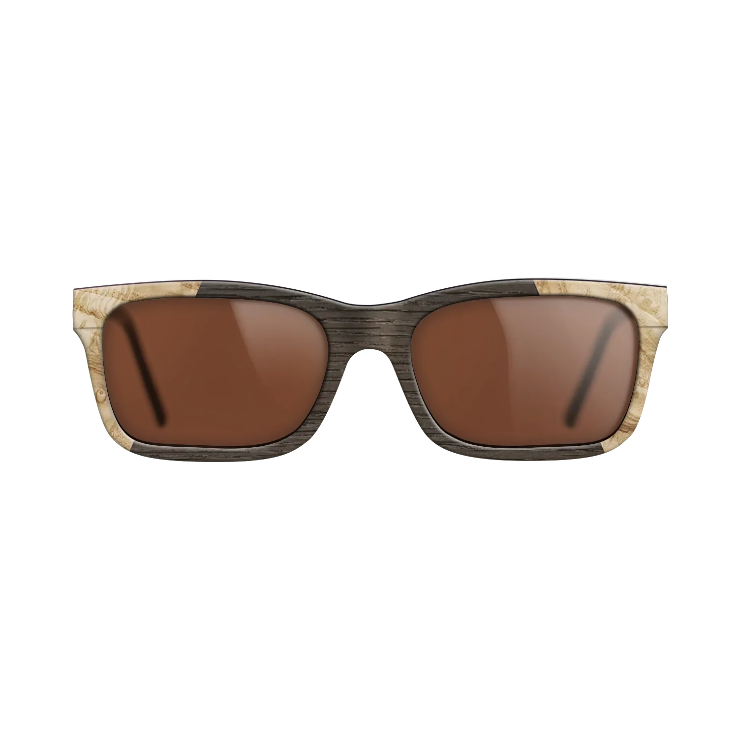 Fumed Oak,Olive Burl: Angle Cut - The Sage - Rectangle - 923 - SIRIS wood optic