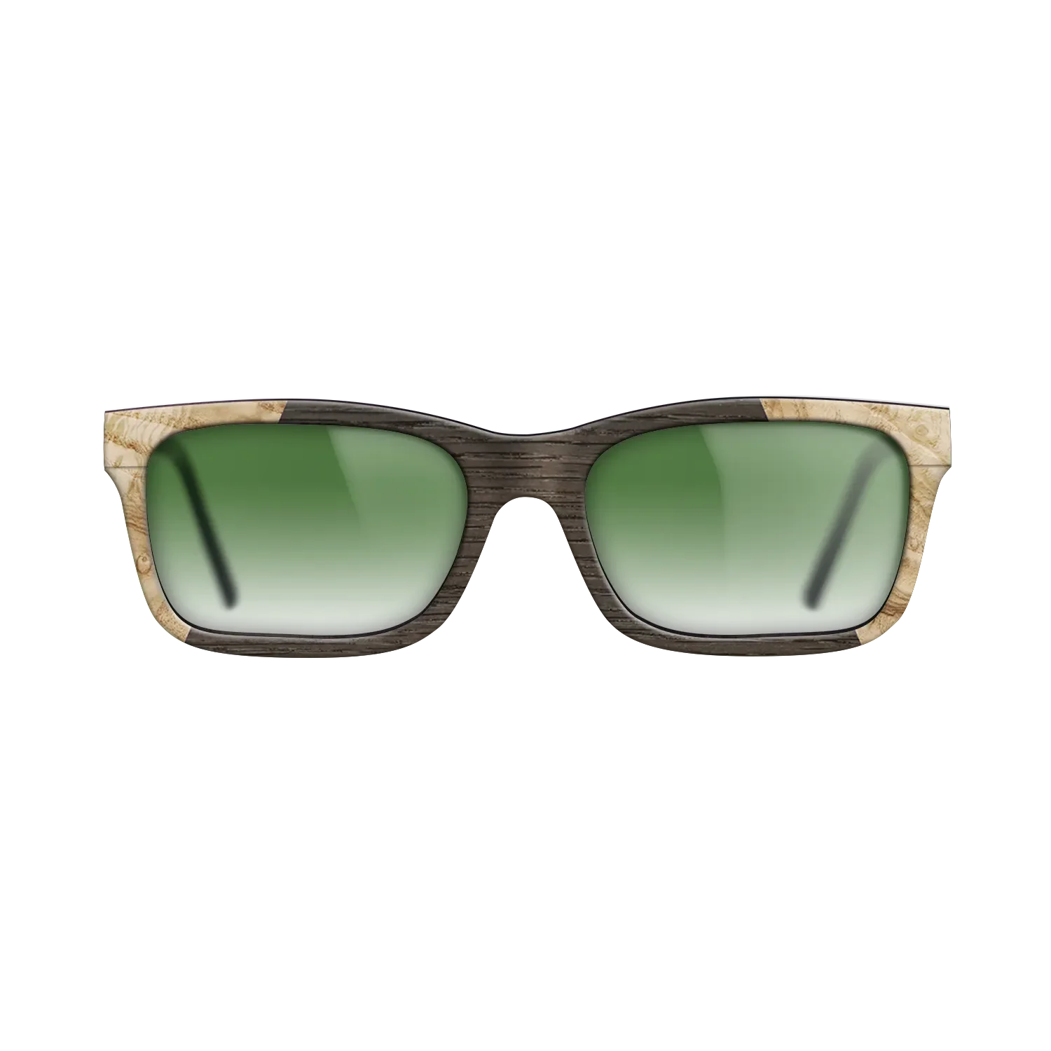 Fumed Oak,Olive Burl: Angle Cut - The Sage - Rectangle - 923 - SIRIS wood optic