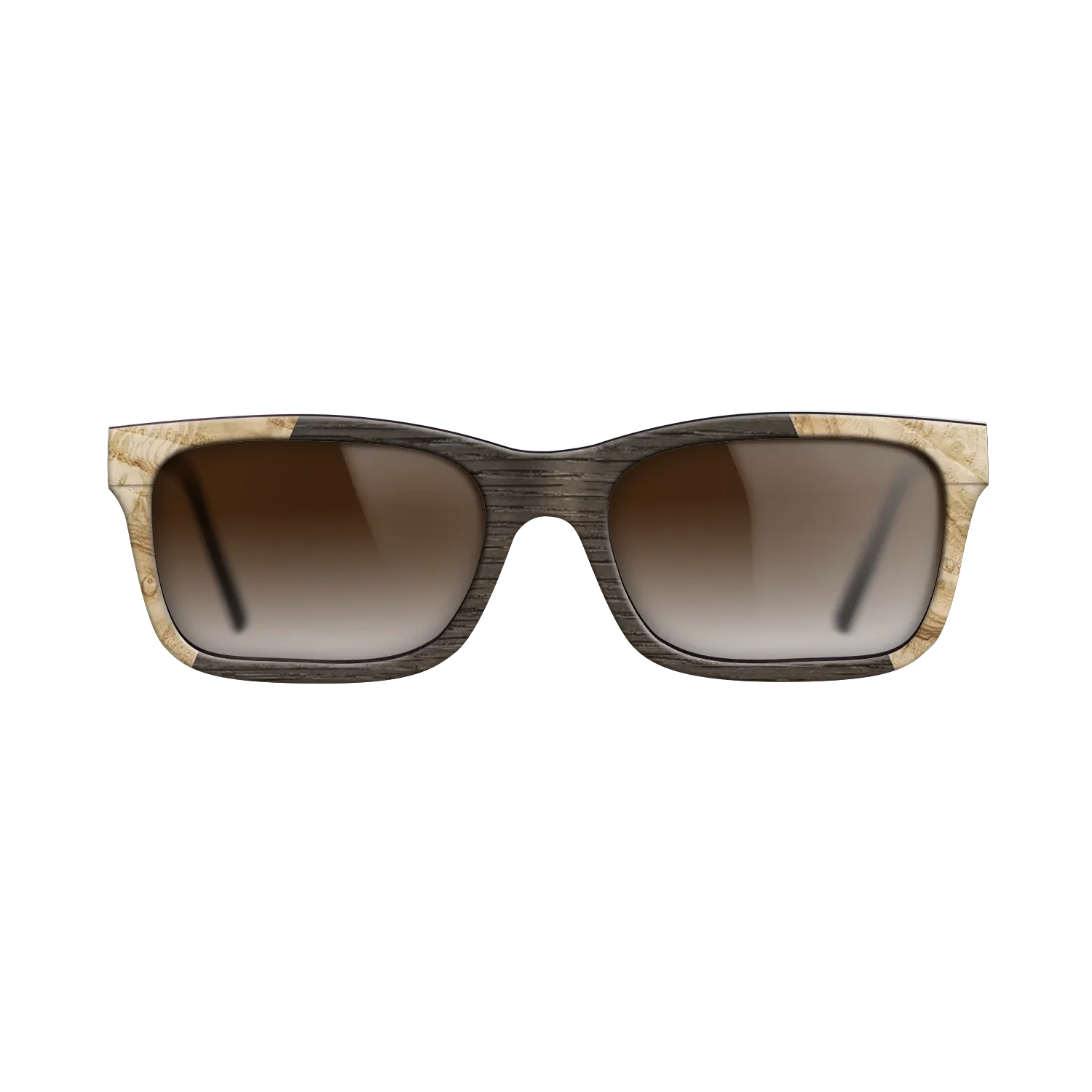 Fumed Oak,Olive Burl: Angle Cut - The Sage - Rectangle - 923 - SIRIS wood optic