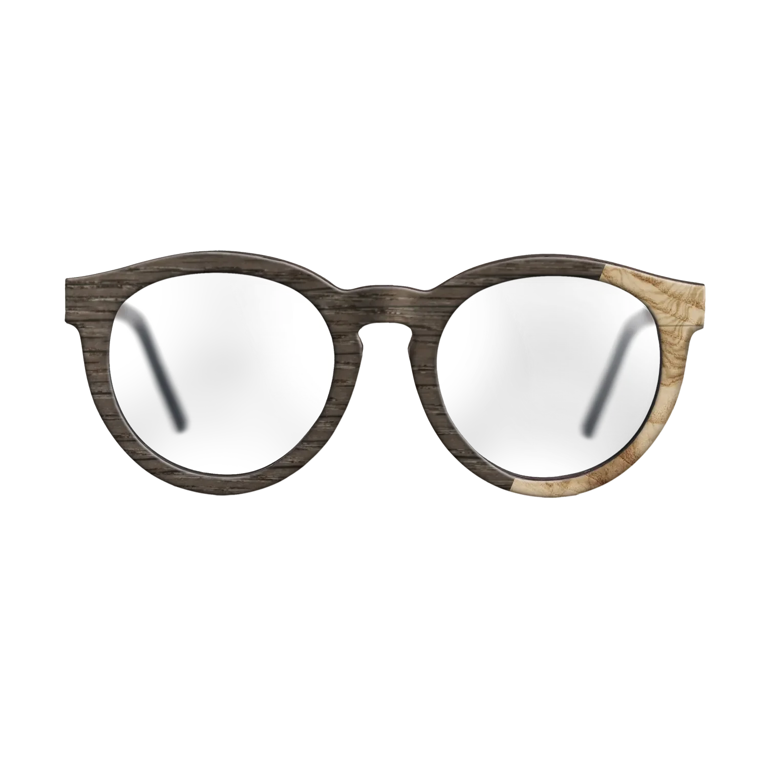 Fumed Oak,Olive Burl: Dicut - The Rebel - Round - SIRIS wood optic