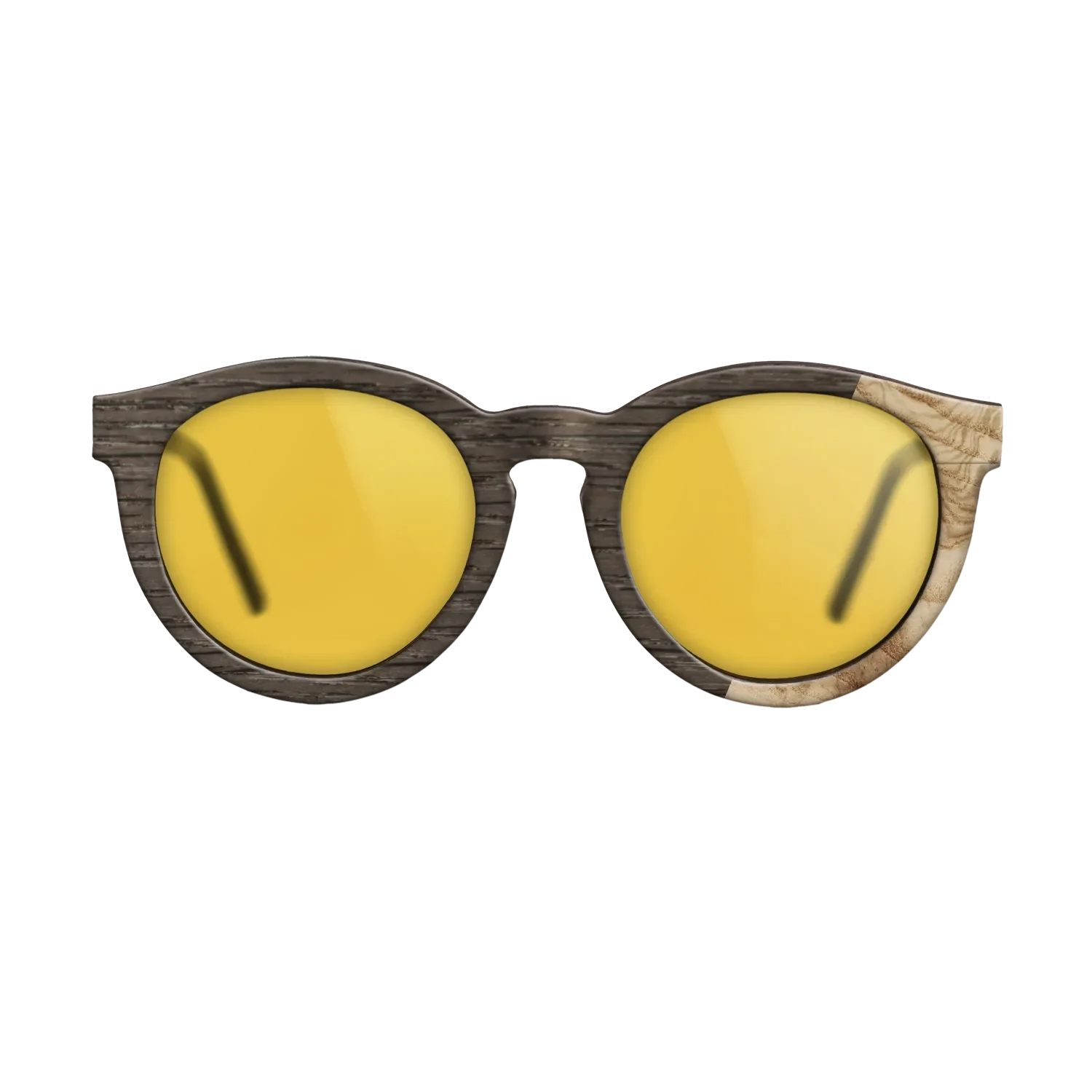 Fumed Oak,Olive Burl: Dicut - The Rebel - Round - SIRIS wood optic
