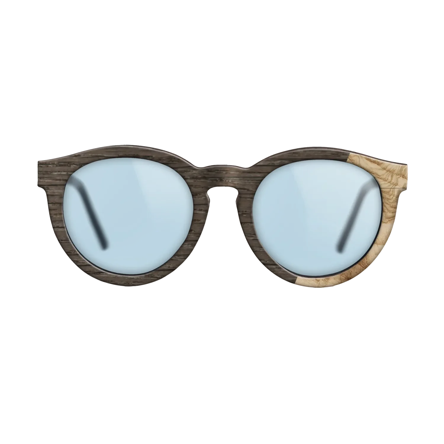 Fumed Oak,Olive Burl: Dicut - The Rebel - Round - SIRIS wood optic