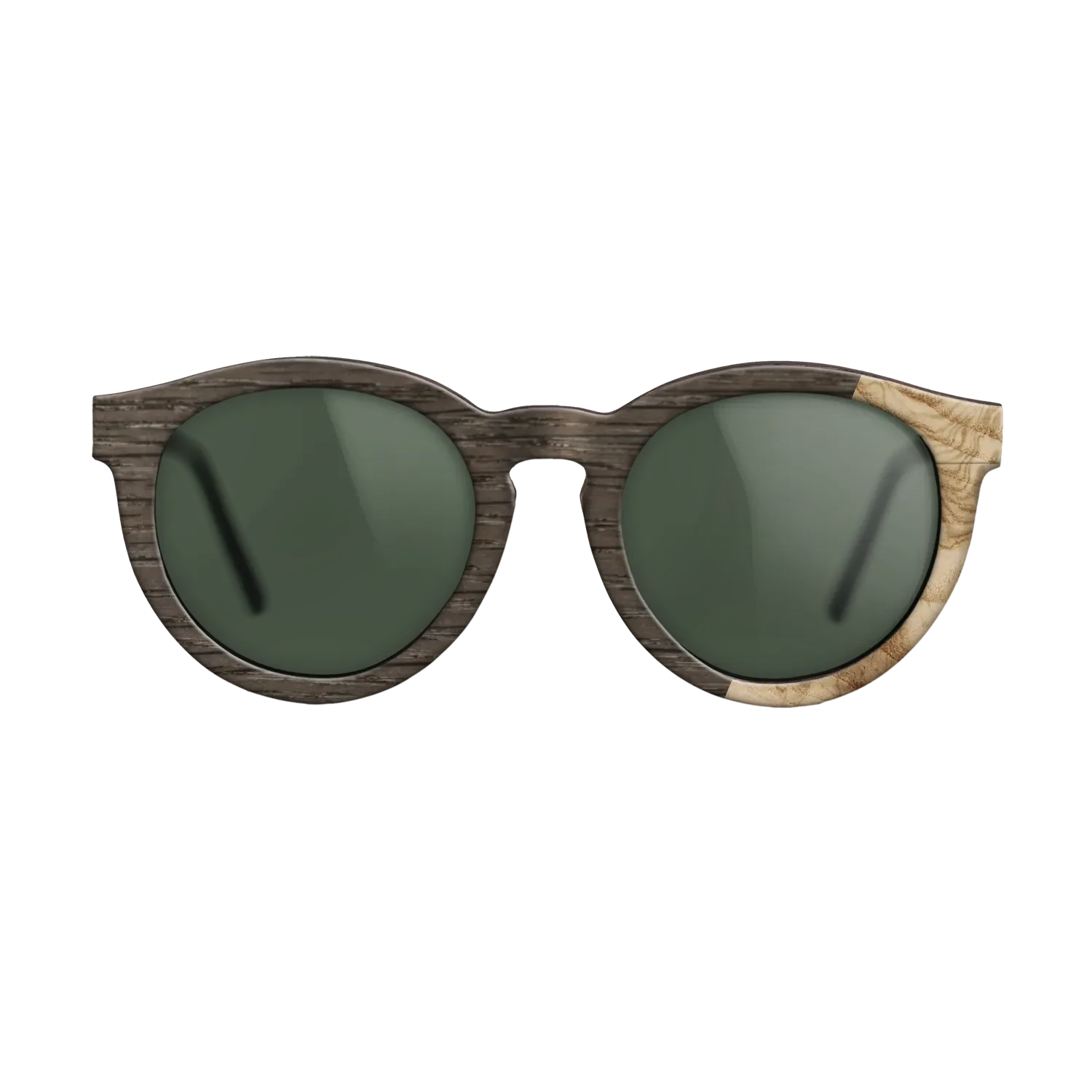 Fumed Oak,Olive Burl: Dicut - The Rebel - Round - SIRIS wood optic