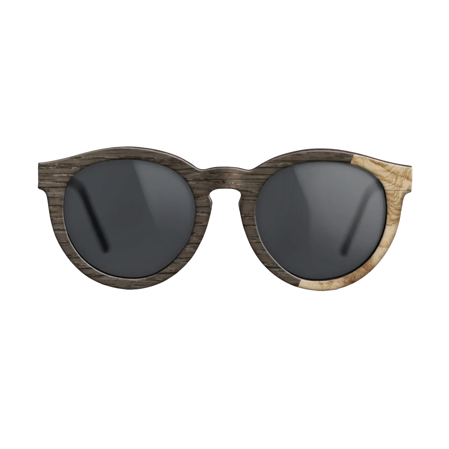 Fumed Oak,Olive Burl: Dicut - The Rebel - Round - SIRIS wood optic