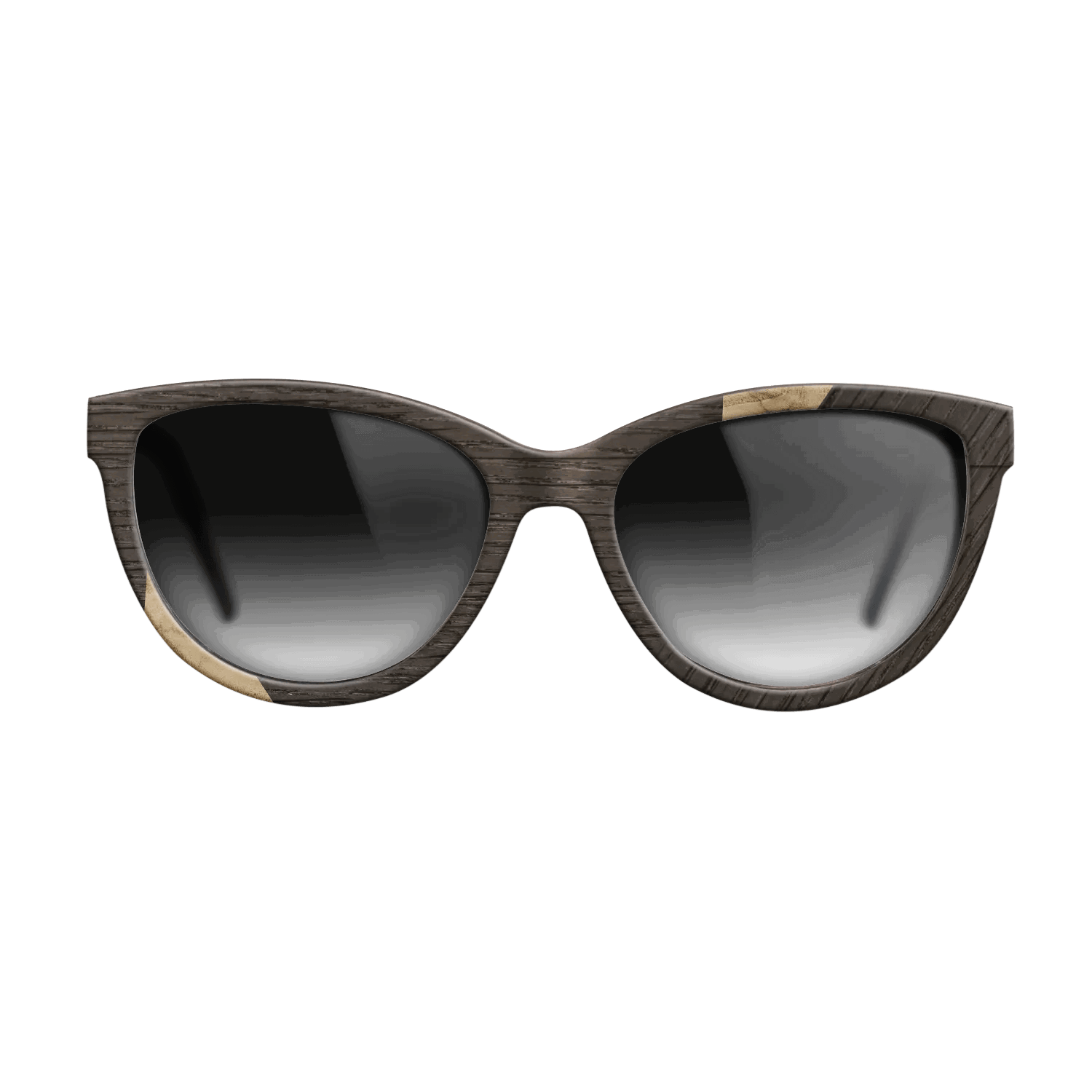 Fumed Oak,Olive Burl: Geometric - The Maiden - Cat - SIRIS wood optic
