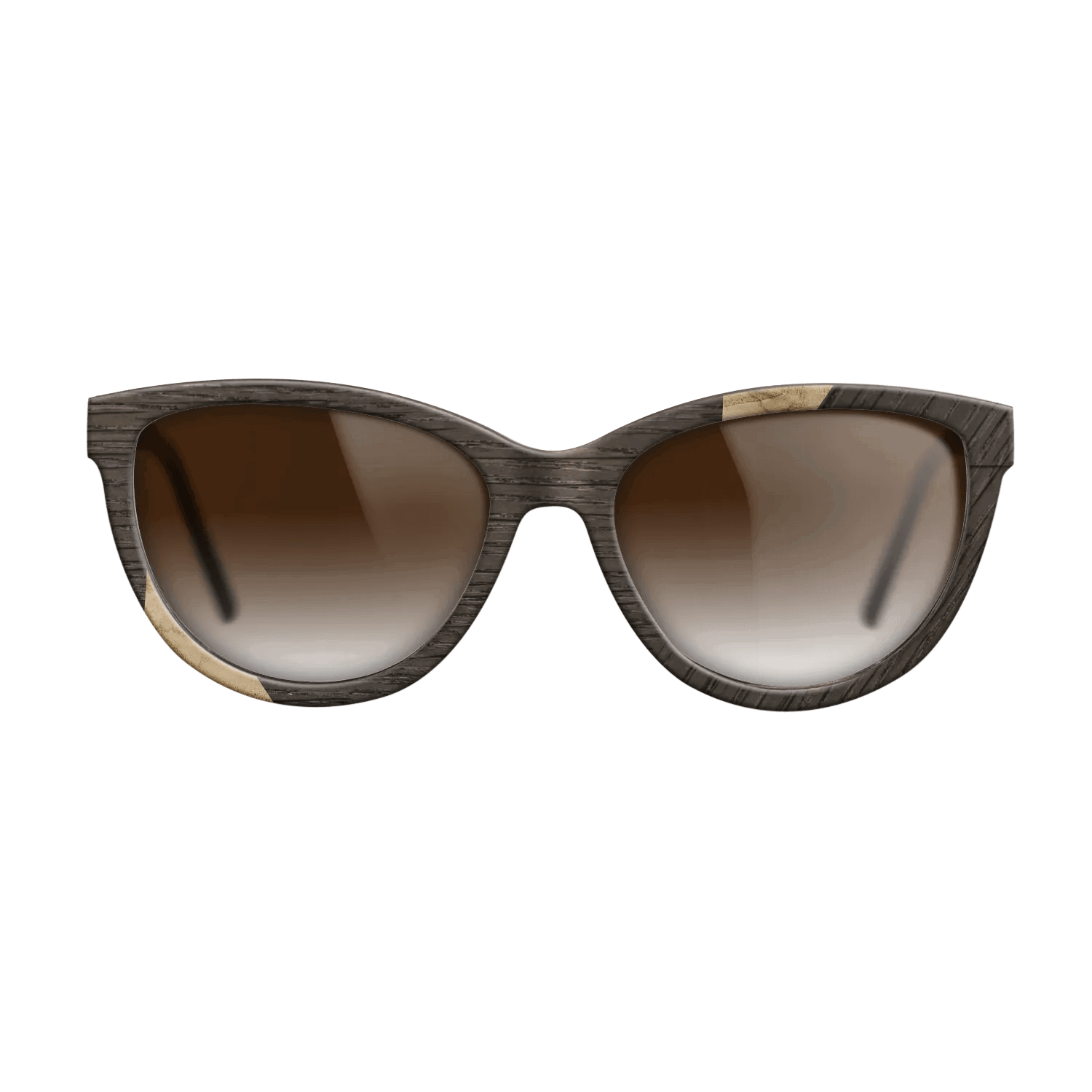 Fumed Oak,Olive Burl: Geometric - The Maiden - Cat - SIRIS wood optic