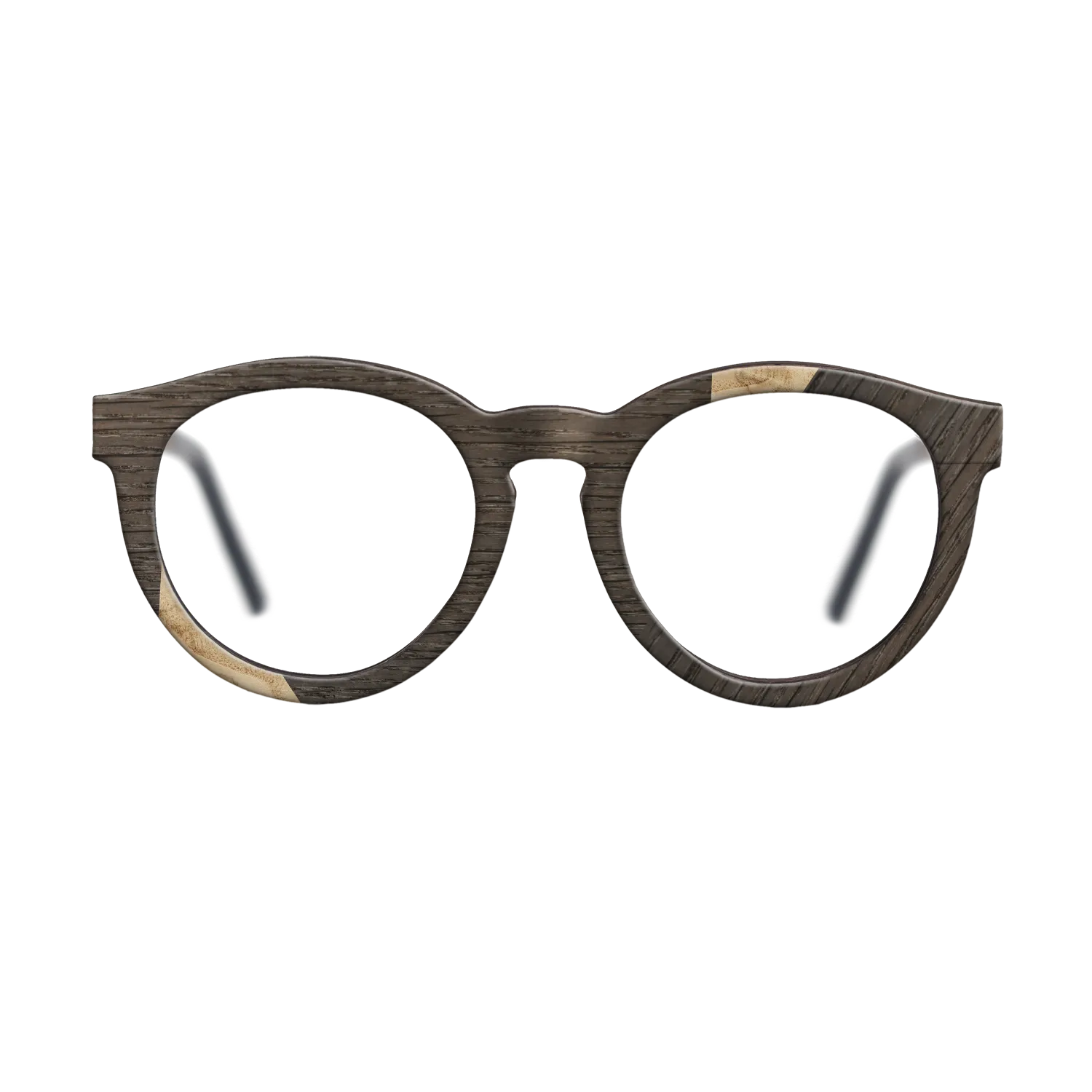 Fumed Oak,Olive Burl: Geometric - The Rebel - Round - SIRIS wood optic