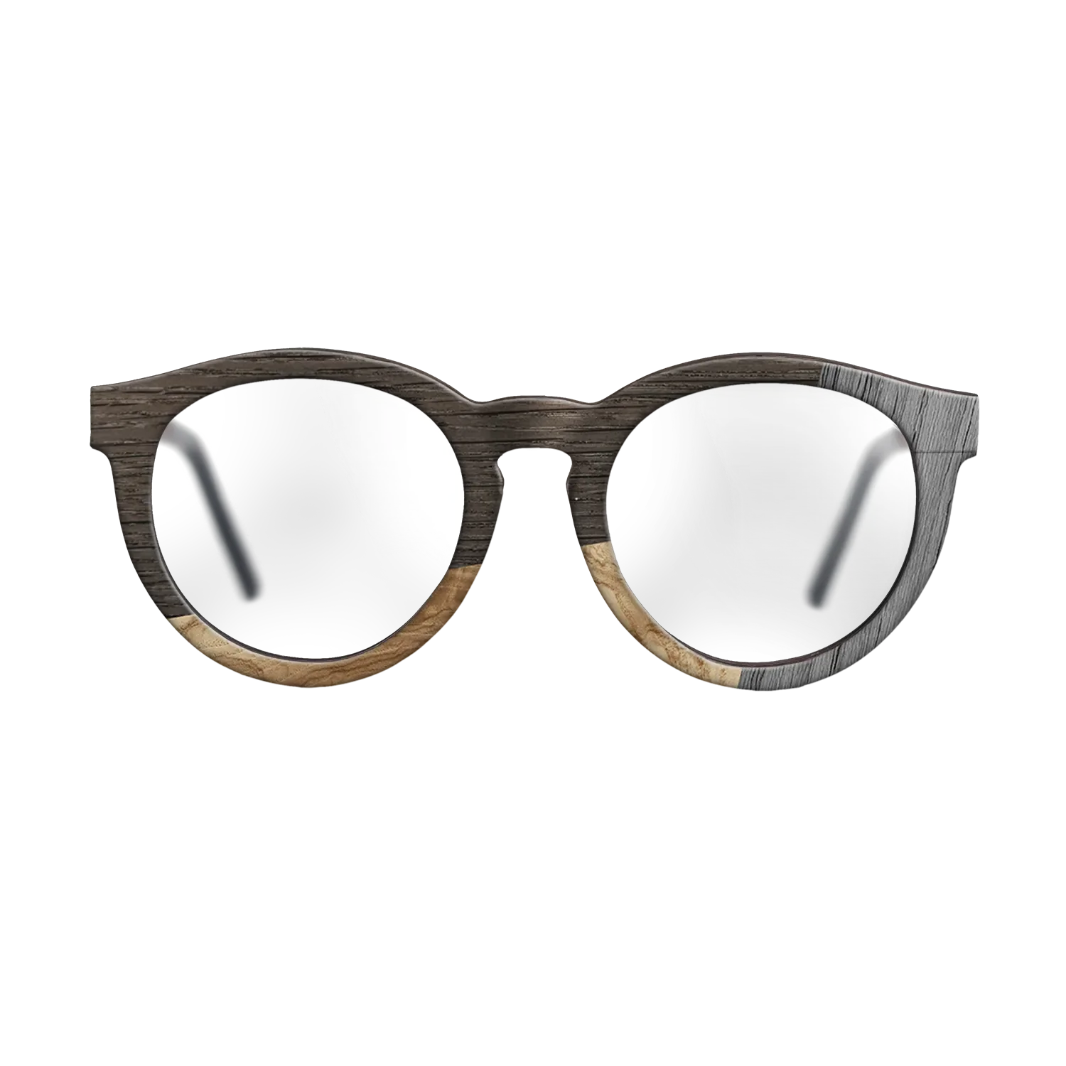 Fumed Oak,Olive Burl,Poplar Dyed: Grey: Bauhaus - The Rebel - Round - 1212 - SIRIS wood optic