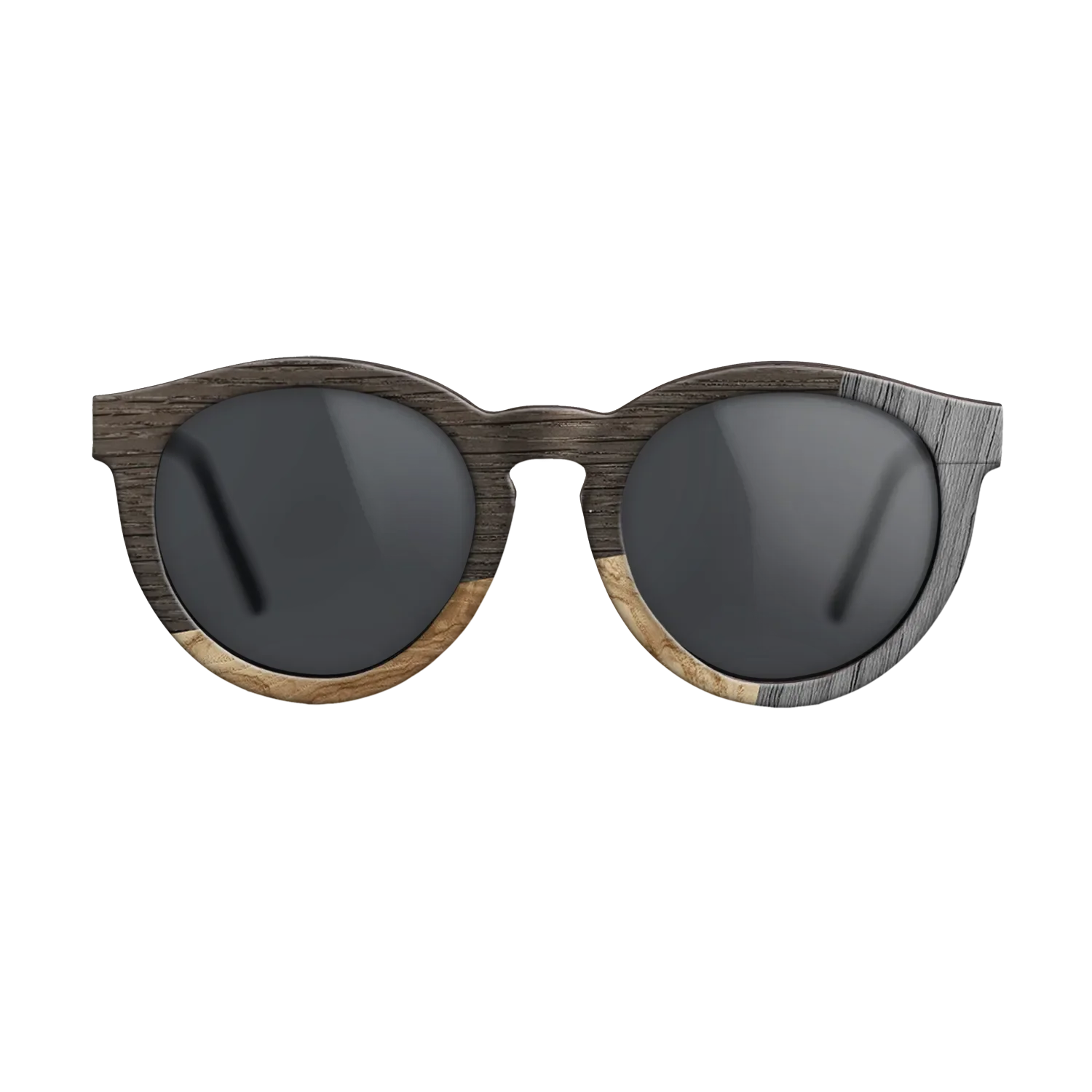 Fumed Oak,Olive Burl,Poplar Dyed: Grey: Bauhaus - The Rebel - Round - 1212 - SIRIS wood optic