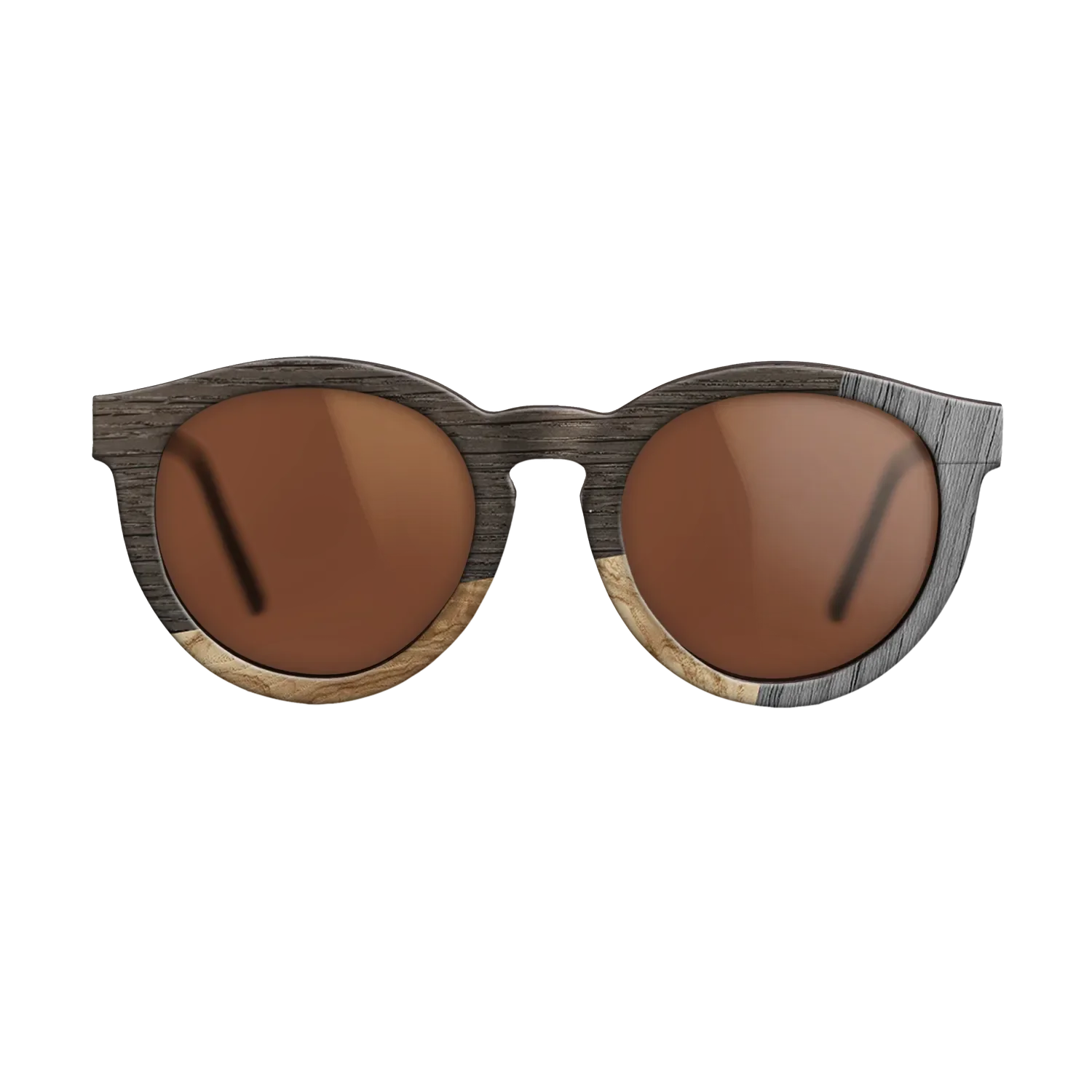 Fumed Oak,Olive Burl,Poplar Dyed: Grey: Bauhaus - The Rebel - Round - 1212 - SIRIS wood optic
