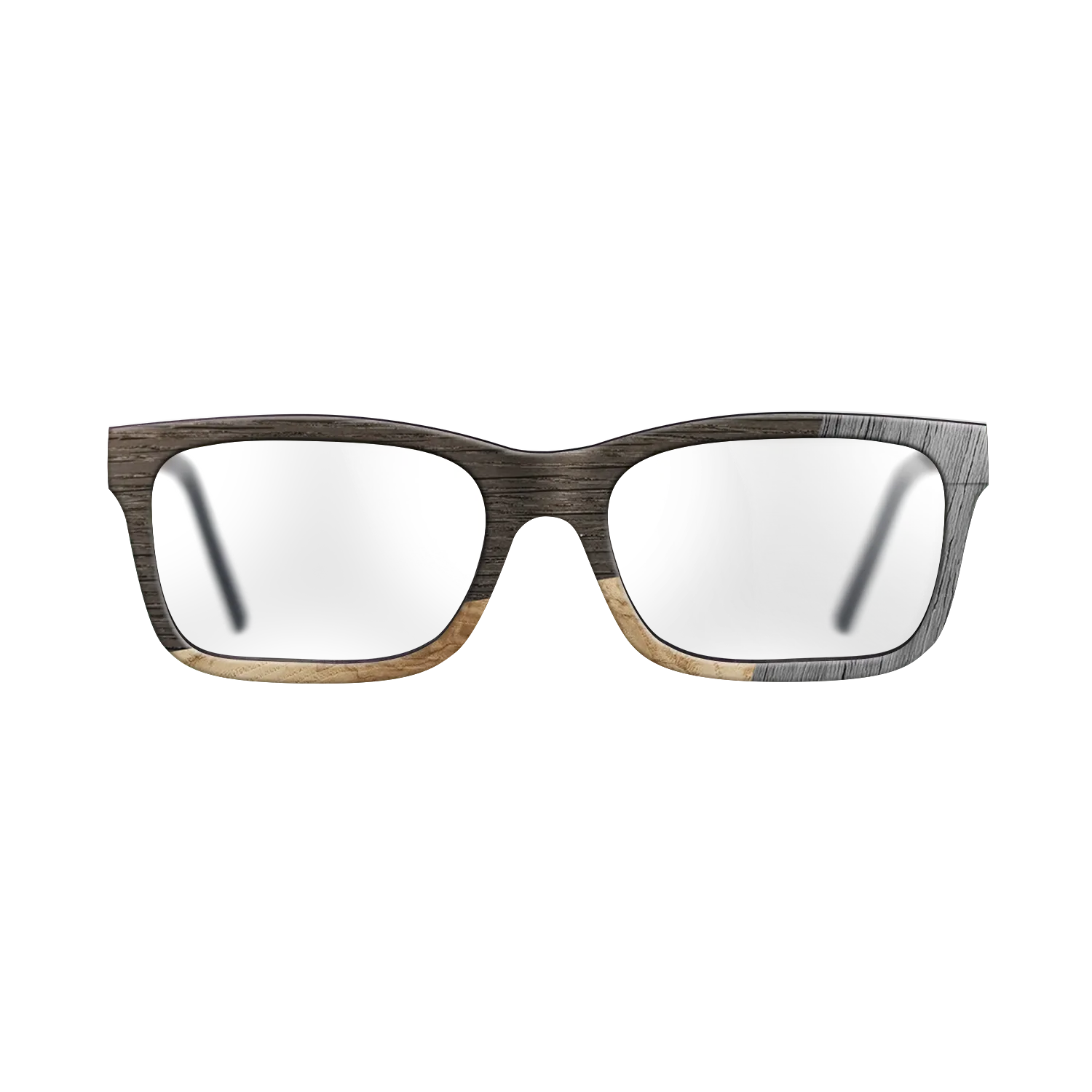 Fumed Oak,Olive Burl,Poplar Dyed: Grey: Bauhaus - The Sage - Rectangle - 1212 - SIRIS wood optic