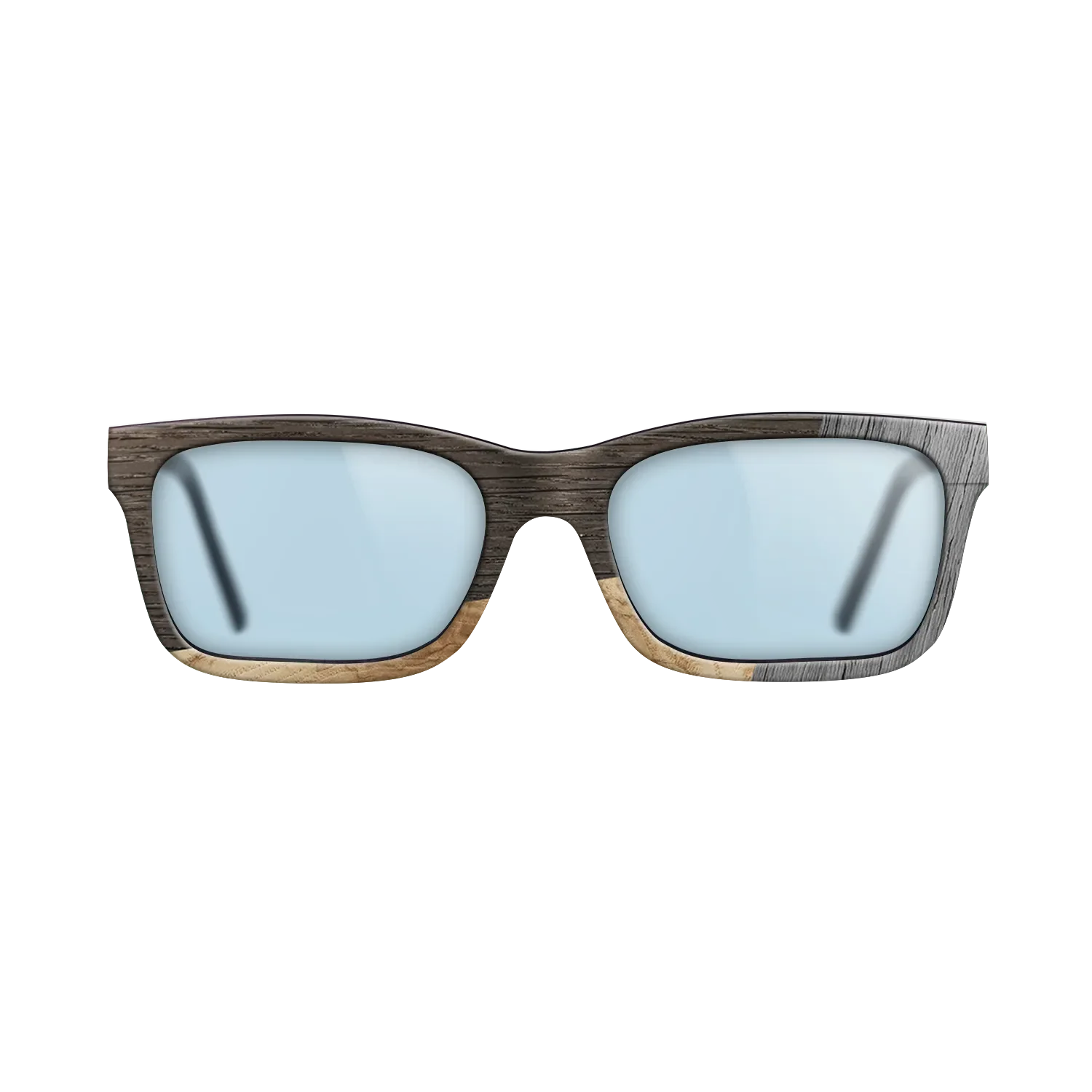 Fumed Oak,Olive Burl,Poplar Dyed: Grey: Bauhaus - The Sage - Rectangle - 1212 - SIRIS wood optic