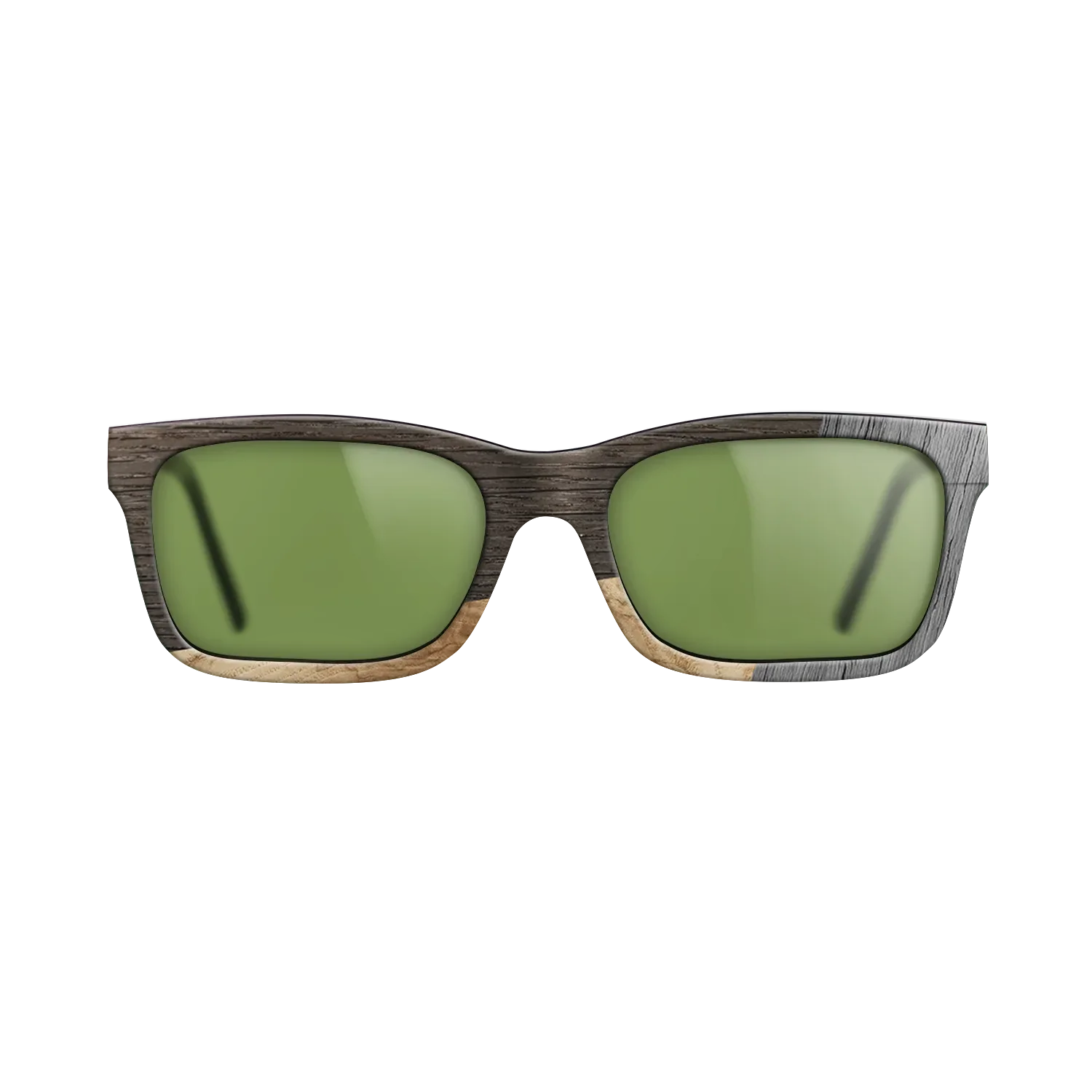Fumed Oak,Olive Burl,Poplar Dyed: Grey: Bauhaus - The Sage - Rectangle - 1212 - SIRIS wood optic