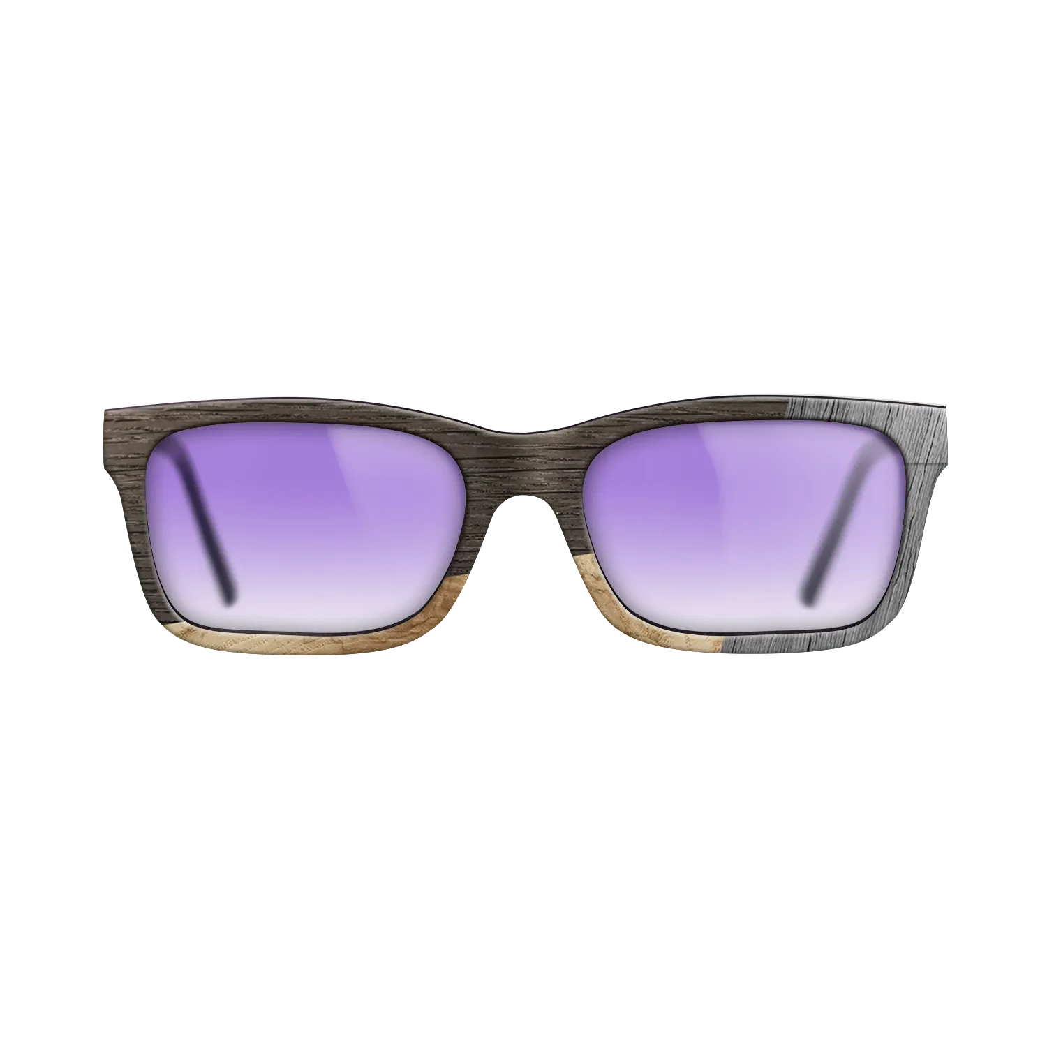 Fumed Oak,Olive Burl,Poplar Dyed: Grey: Bauhaus - The Sage - Rectangle - 1212 - SIRIS wood optic