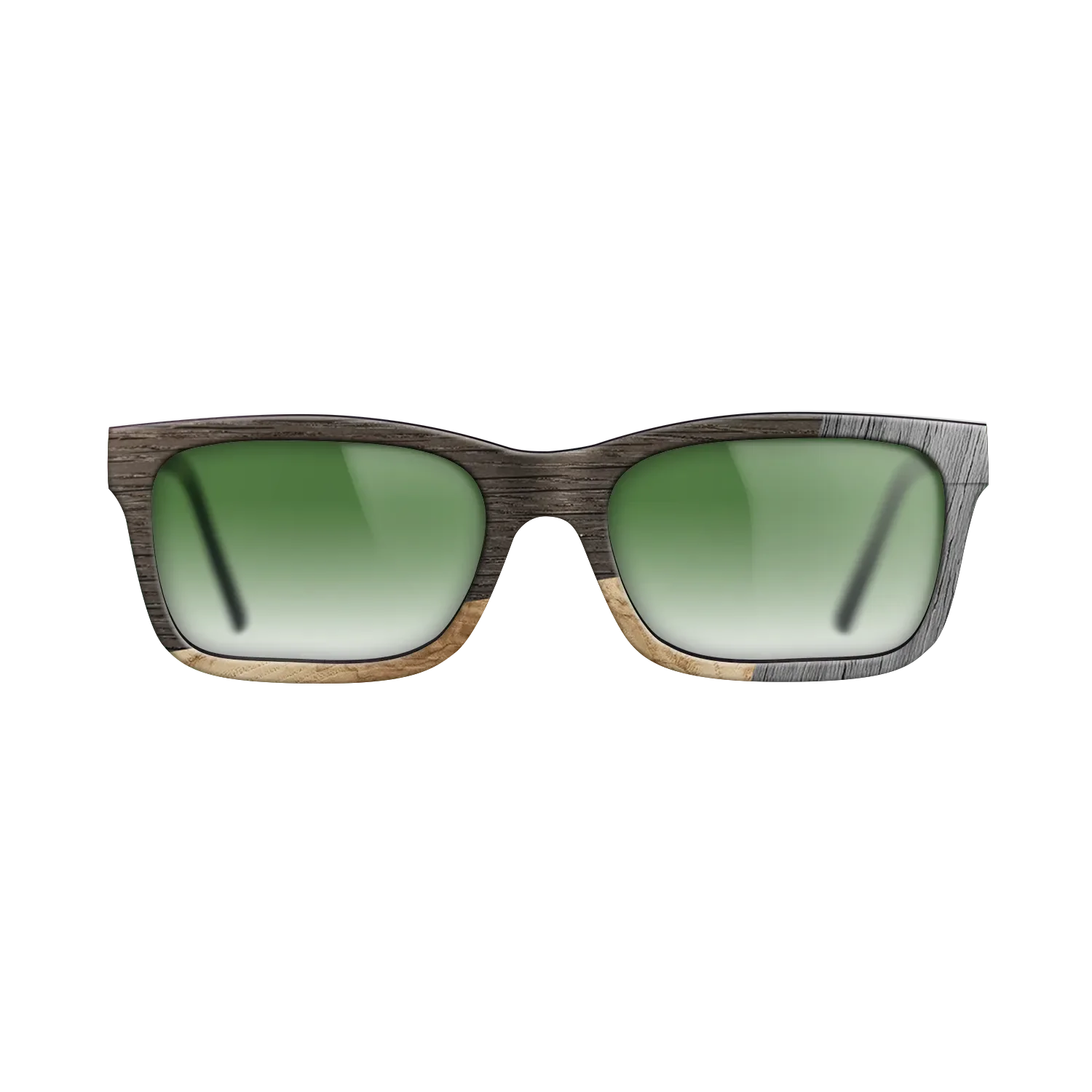 Fumed Oak,Olive Burl,Poplar Dyed: Grey: Bauhaus - The Sage - Rectangle - 1212 - SIRIS wood optic
