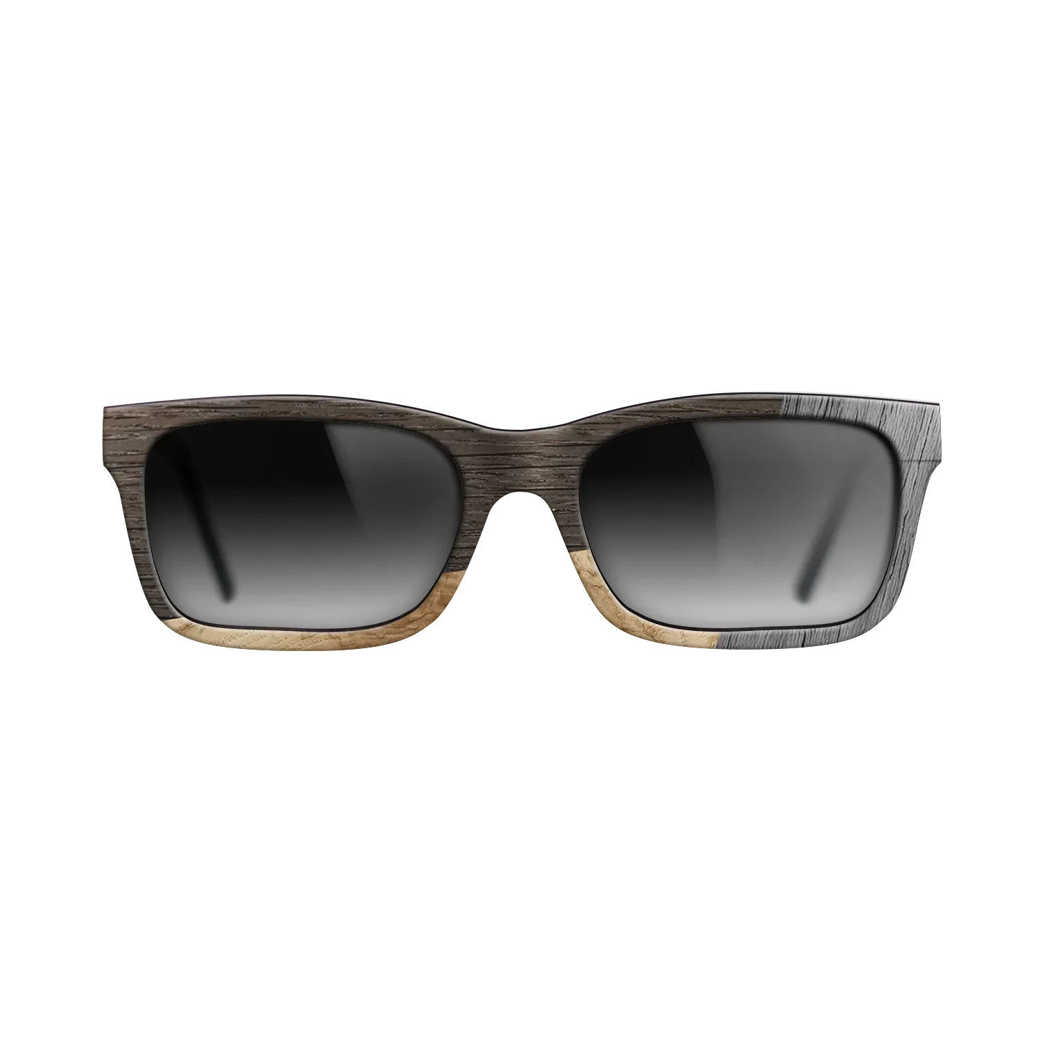 Fumed Oak,Olive Burl,Poplar Dyed: Grey: Bauhaus - The Sage - Rectangle - 1212 - SIRIS wood optic