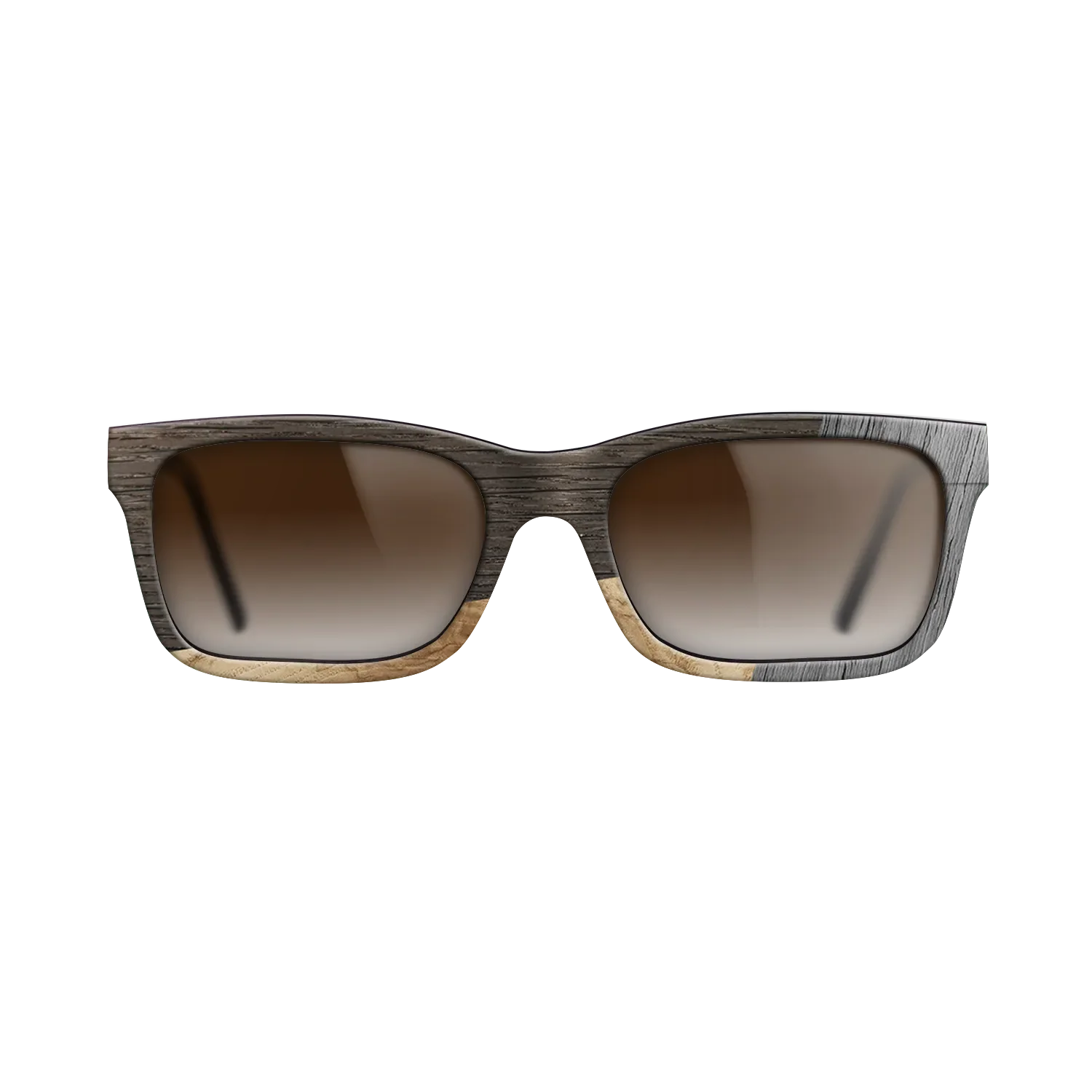 Fumed Oak,Olive Burl,Poplar Dyed: Grey: Bauhaus - The Sage - Rectangle - 1212 - SIRIS wood optic